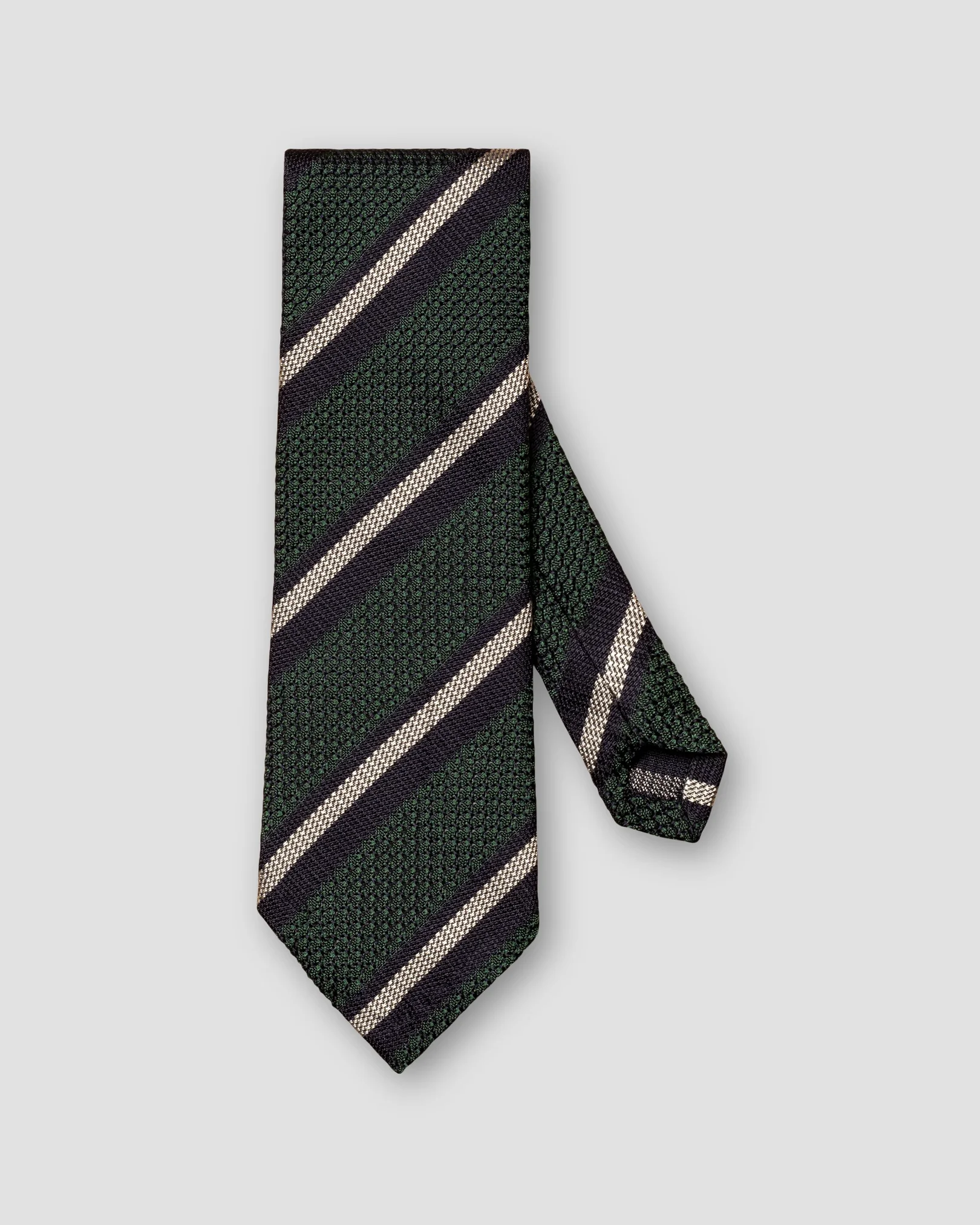 Eton - dark green grenadine tie