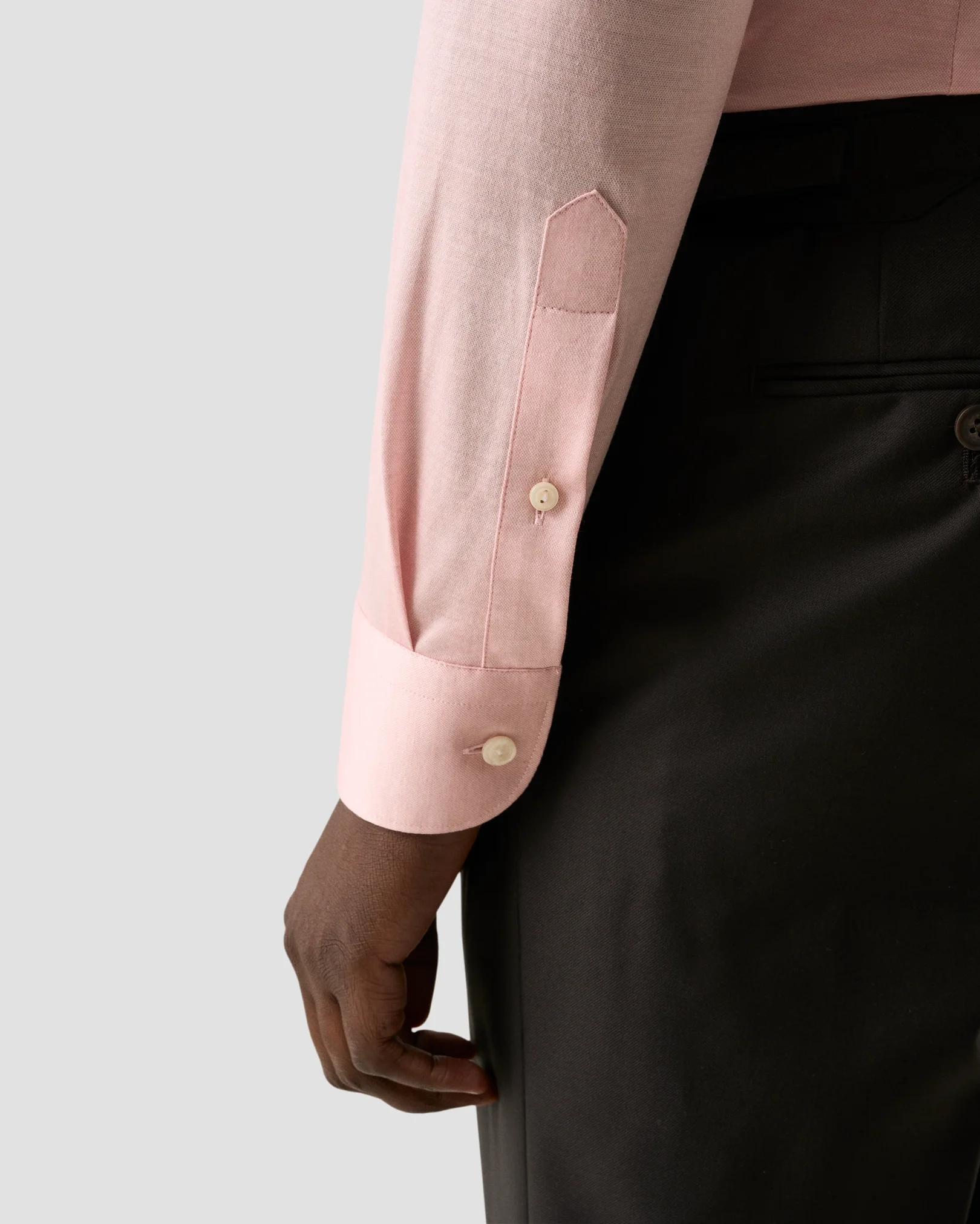 Eton - pink filo di scozia oxford shirt