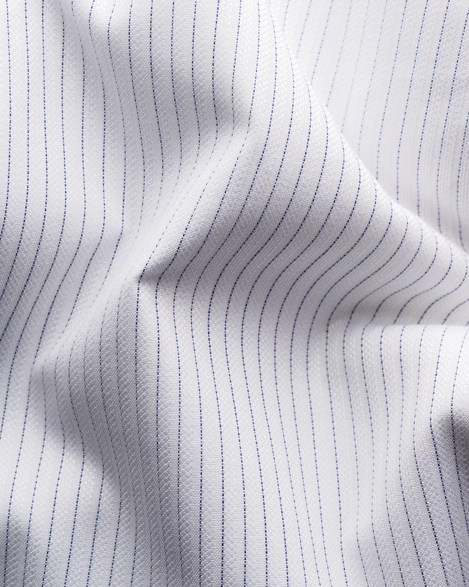 Eton - white tonal striped shirt