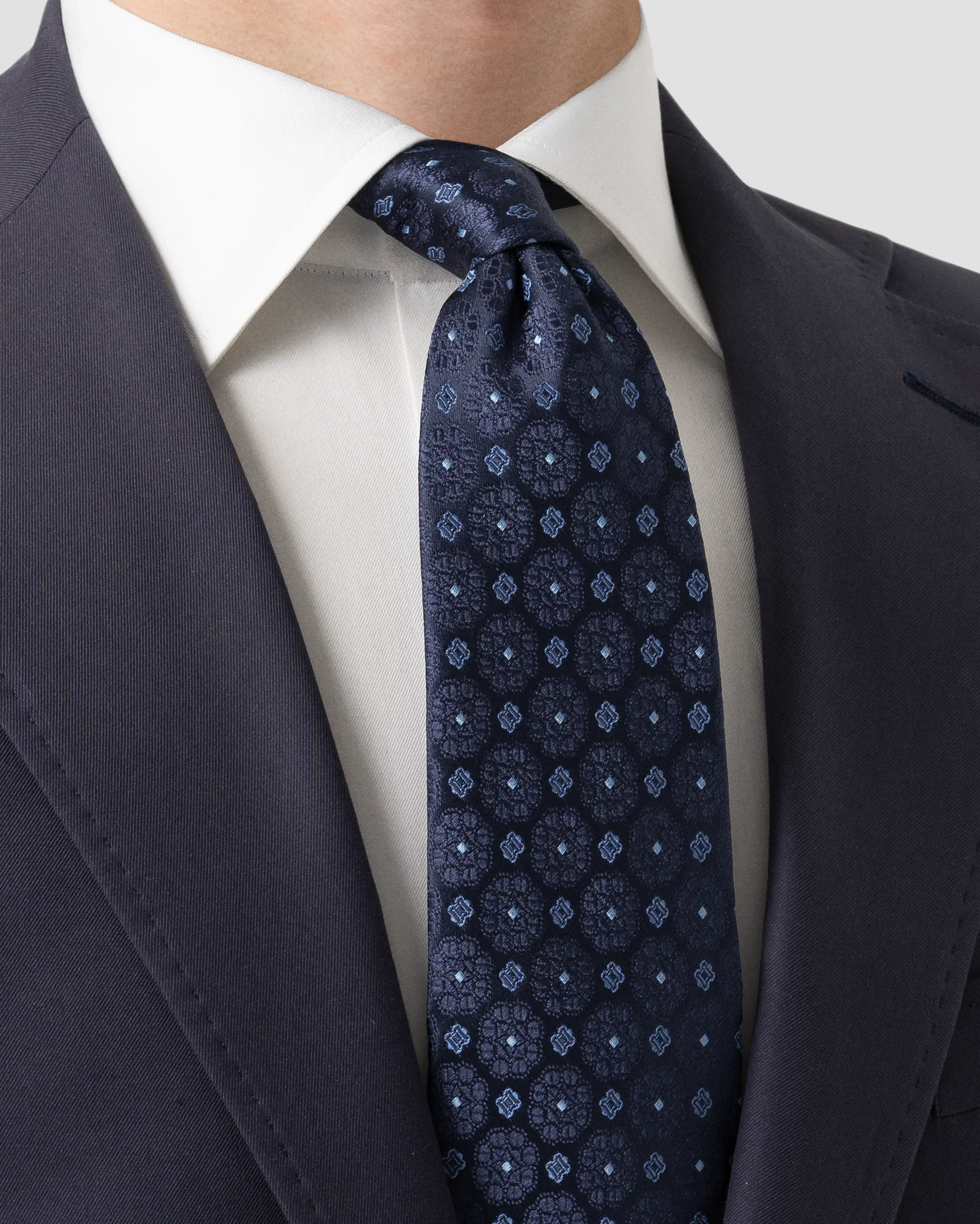Eton - navy blue autum tie