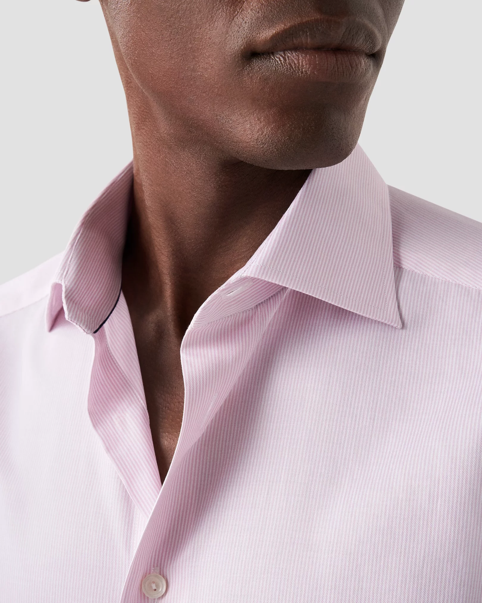 Eton - light pink signature twill shirt