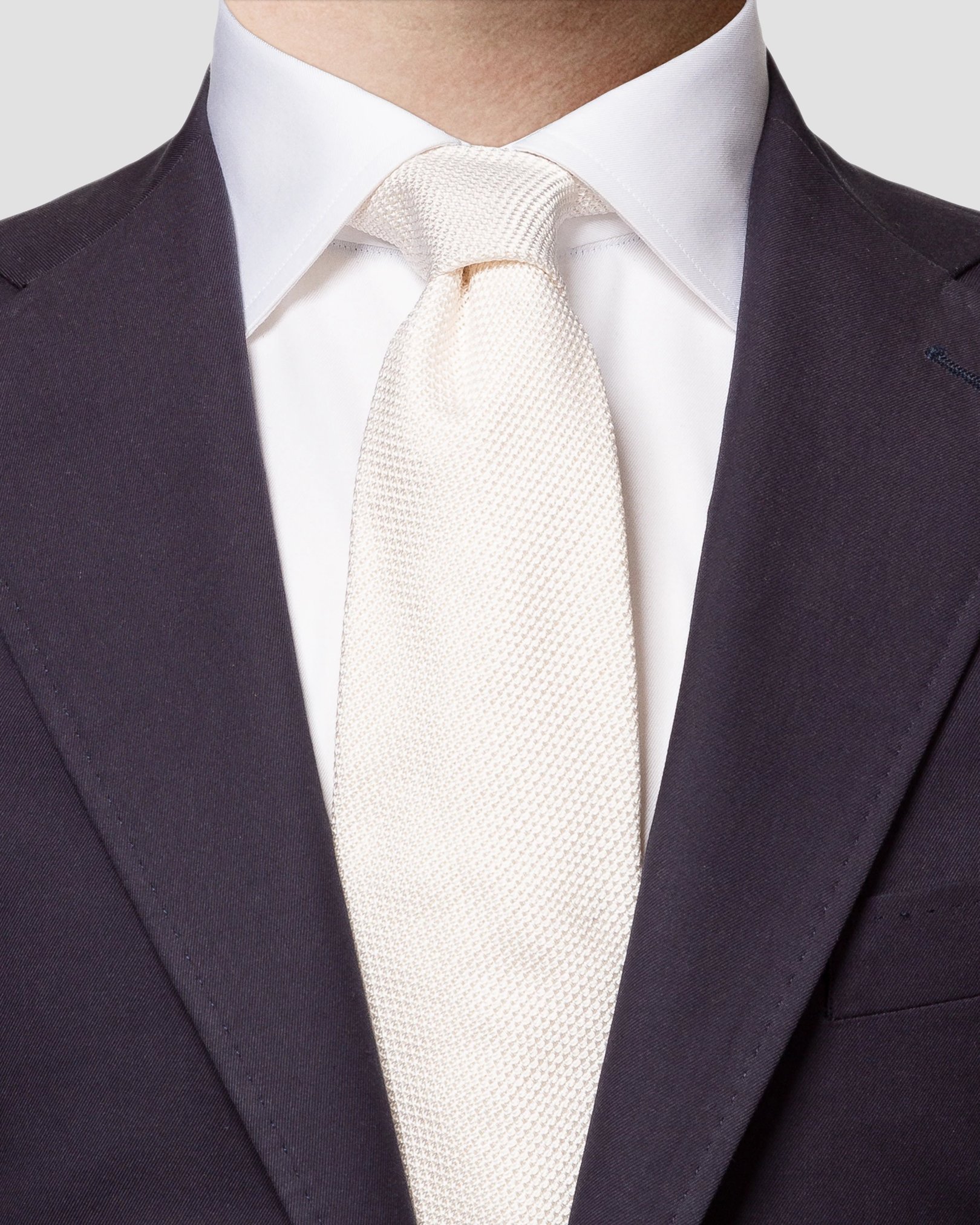 Eton - white grenadine tie