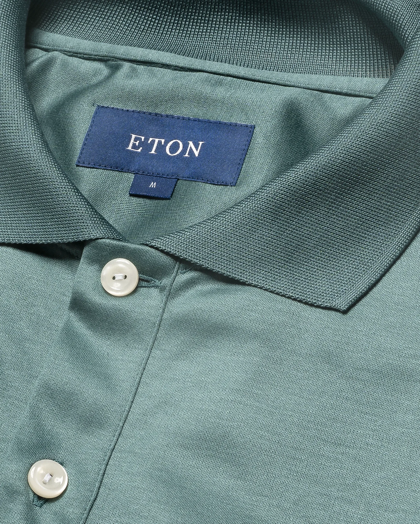 Green Filo di Scozia Polo Shirt - Short Sleeve - Eton