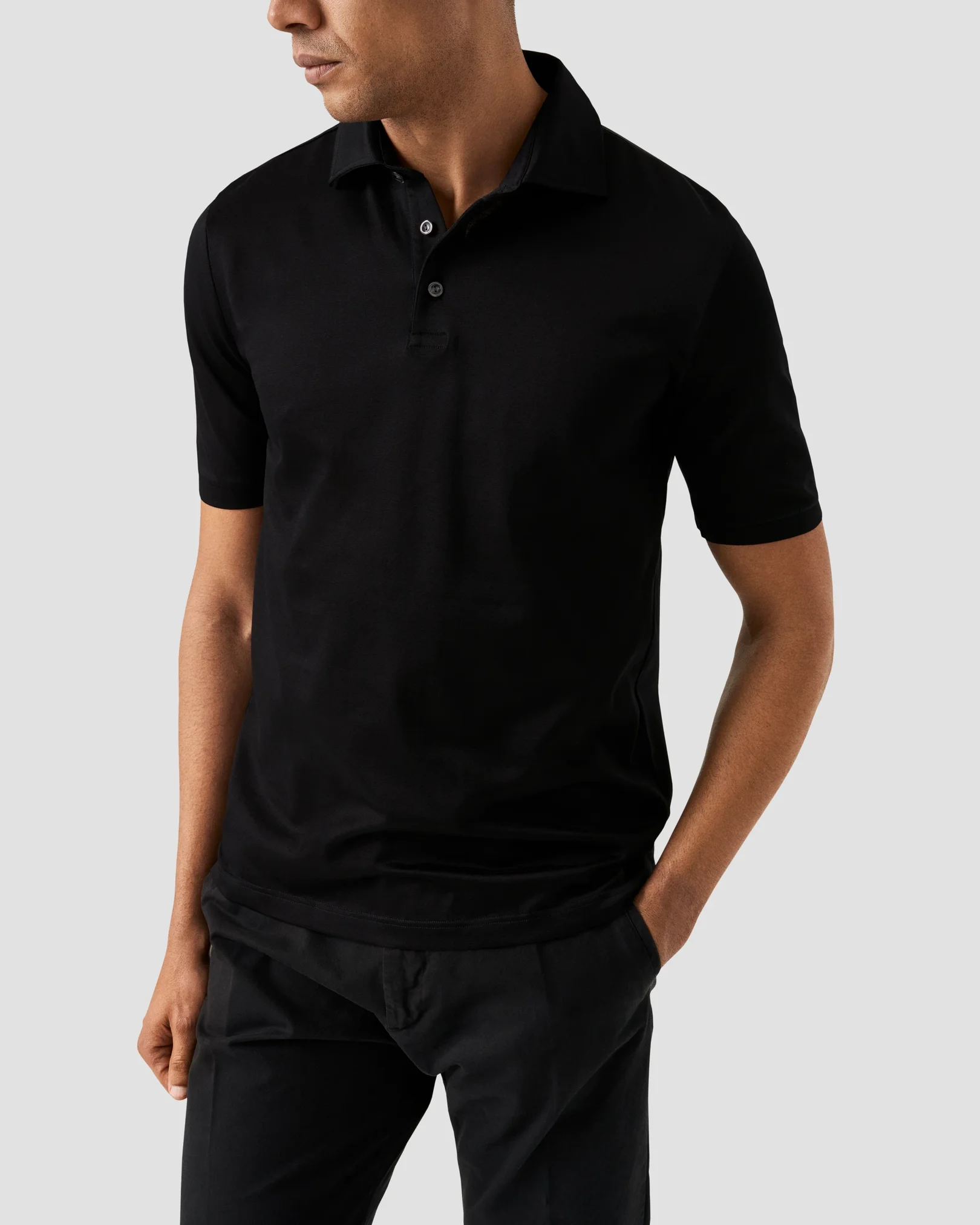 Eton - jaquard filo di scozia polo