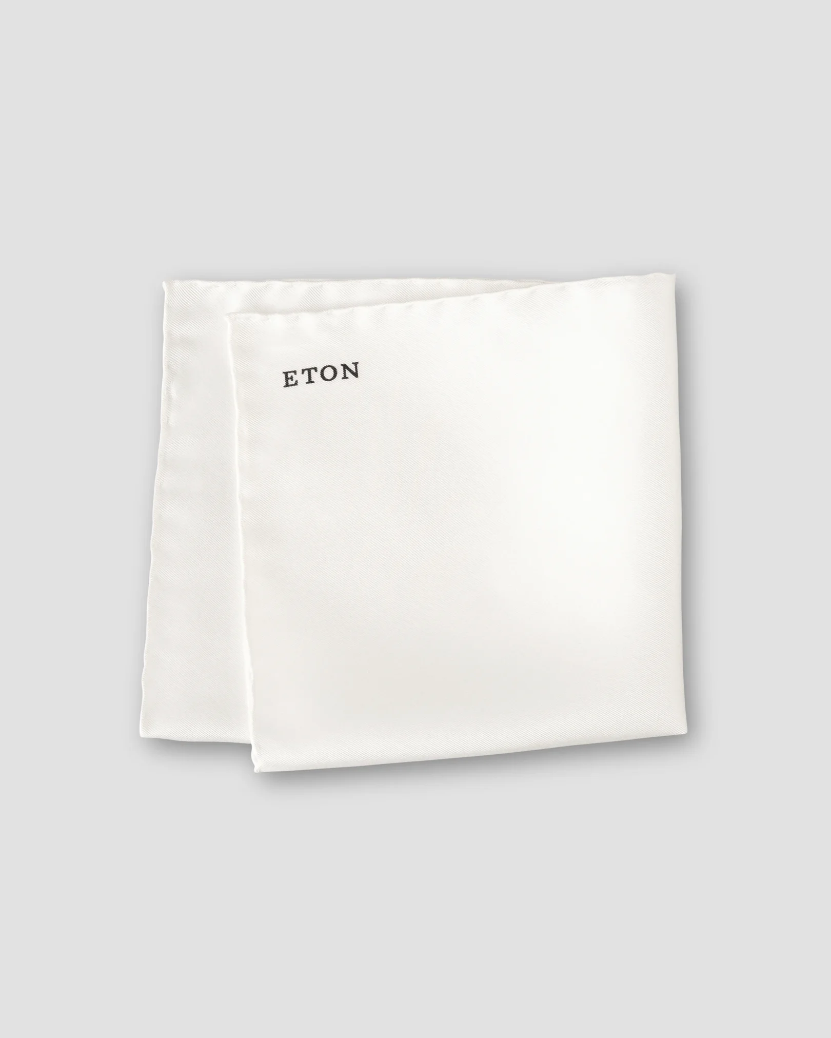 Eton - White Silk Pocket Square
