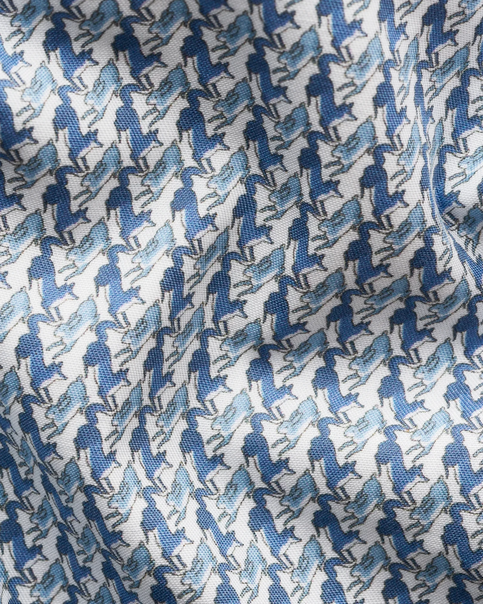 Eton - micro motif print shirt