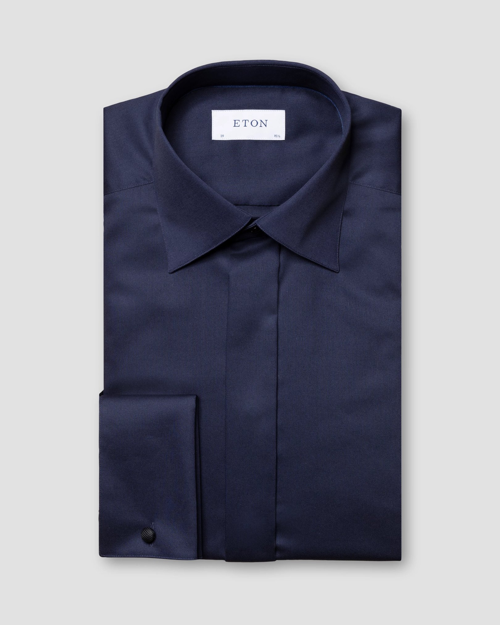 Eton - navy blue twill stretch