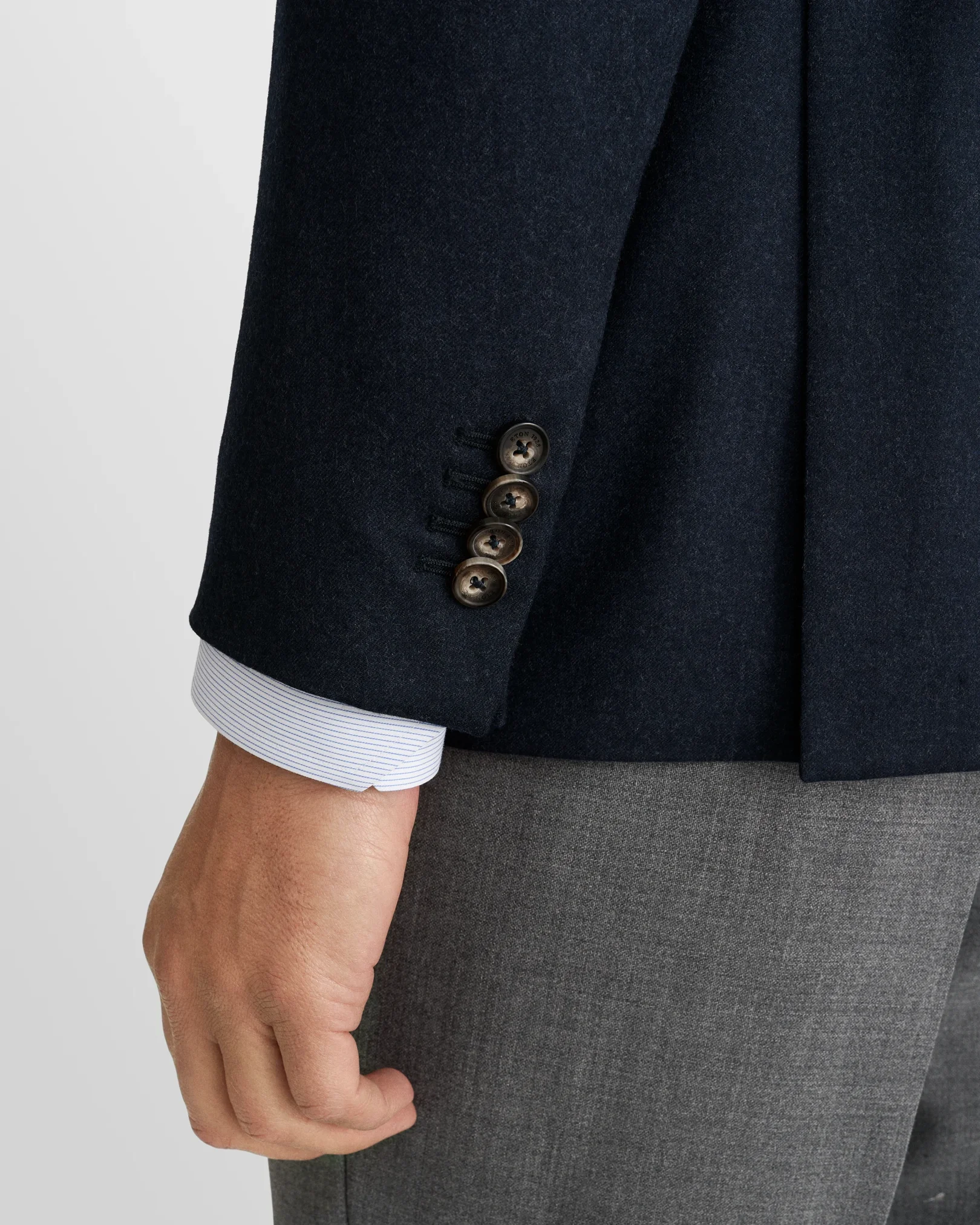 Eton - wool flannel soft jacket