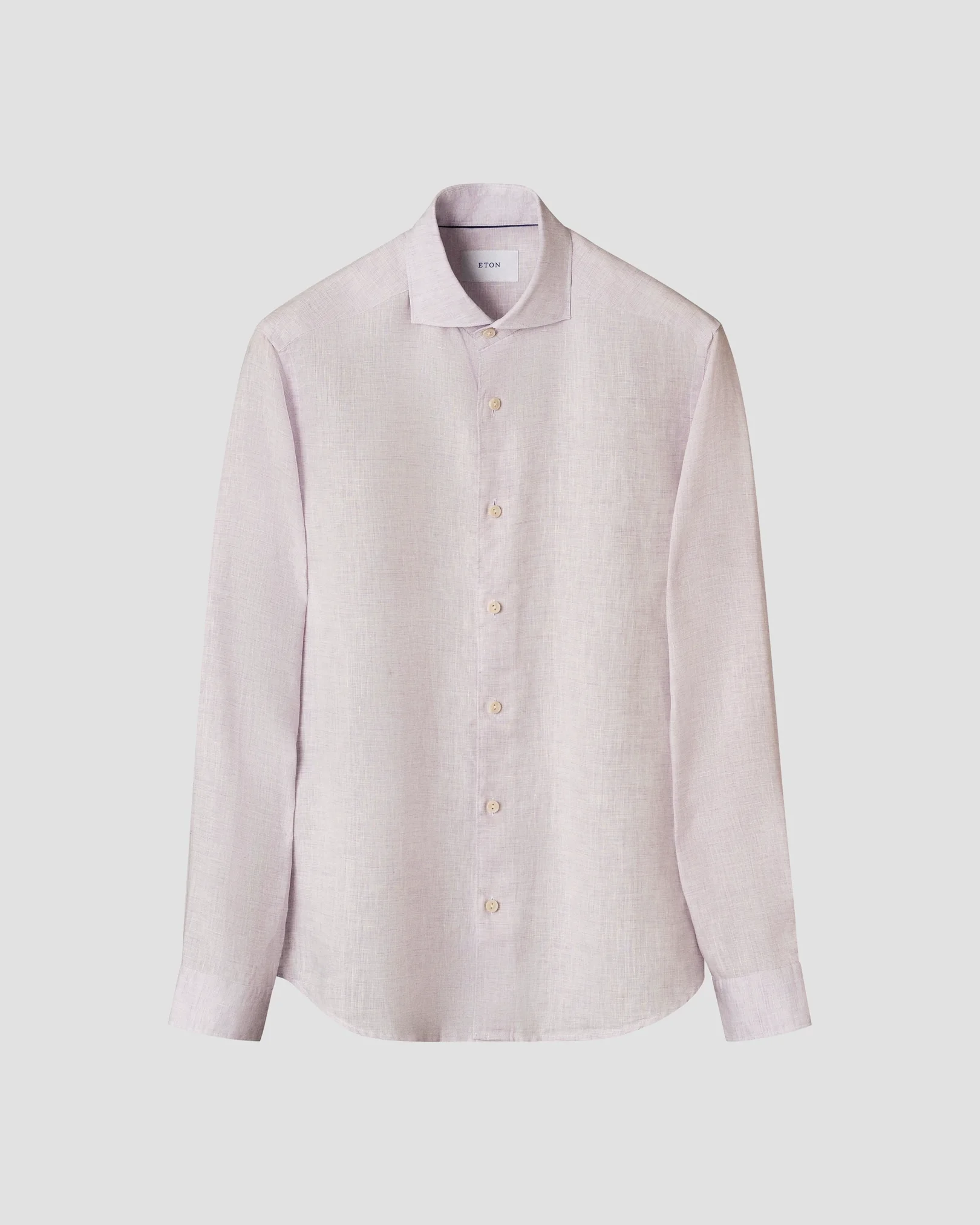 Eton - light purple solid linen shirt 261