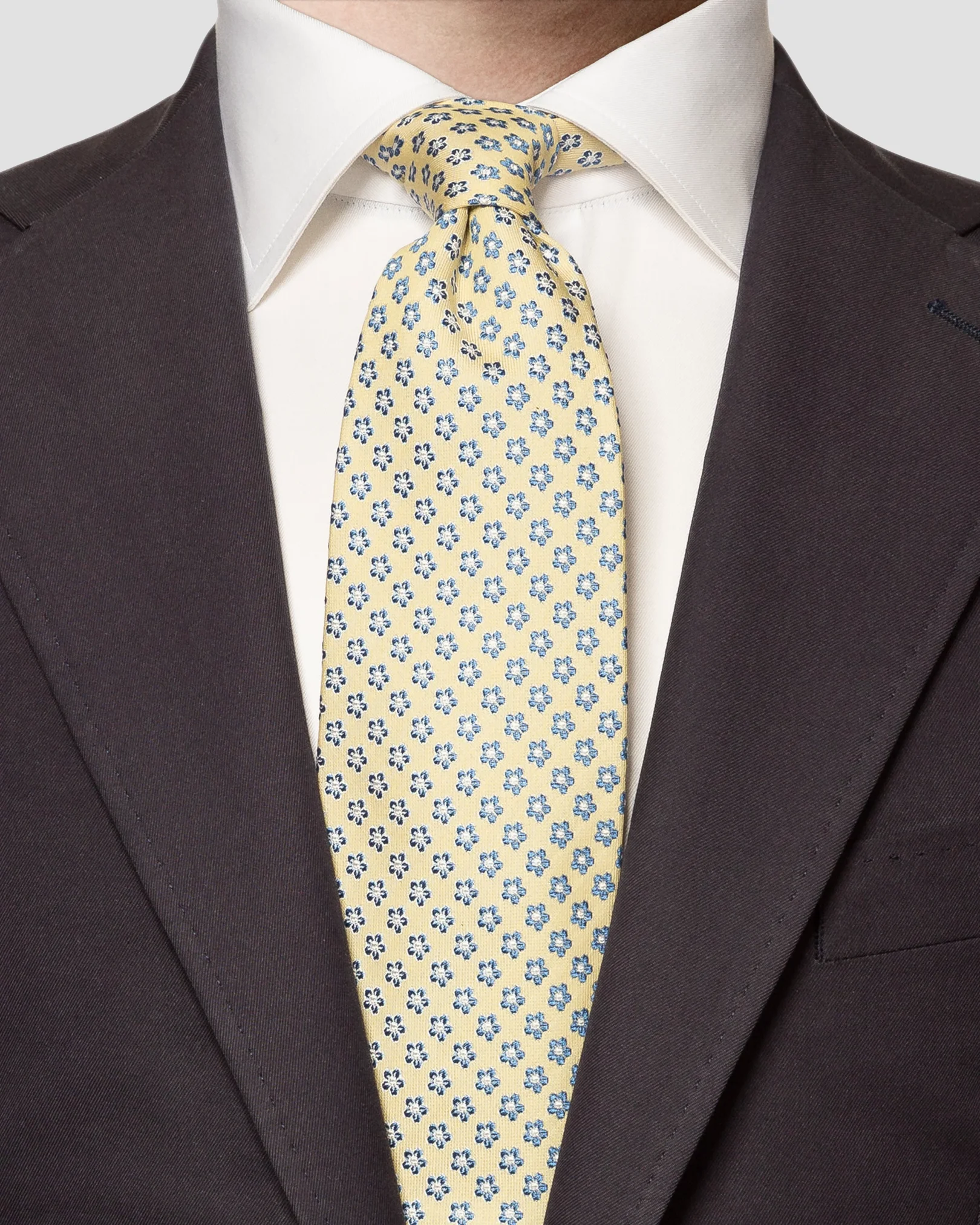Eton - yellow floral tie