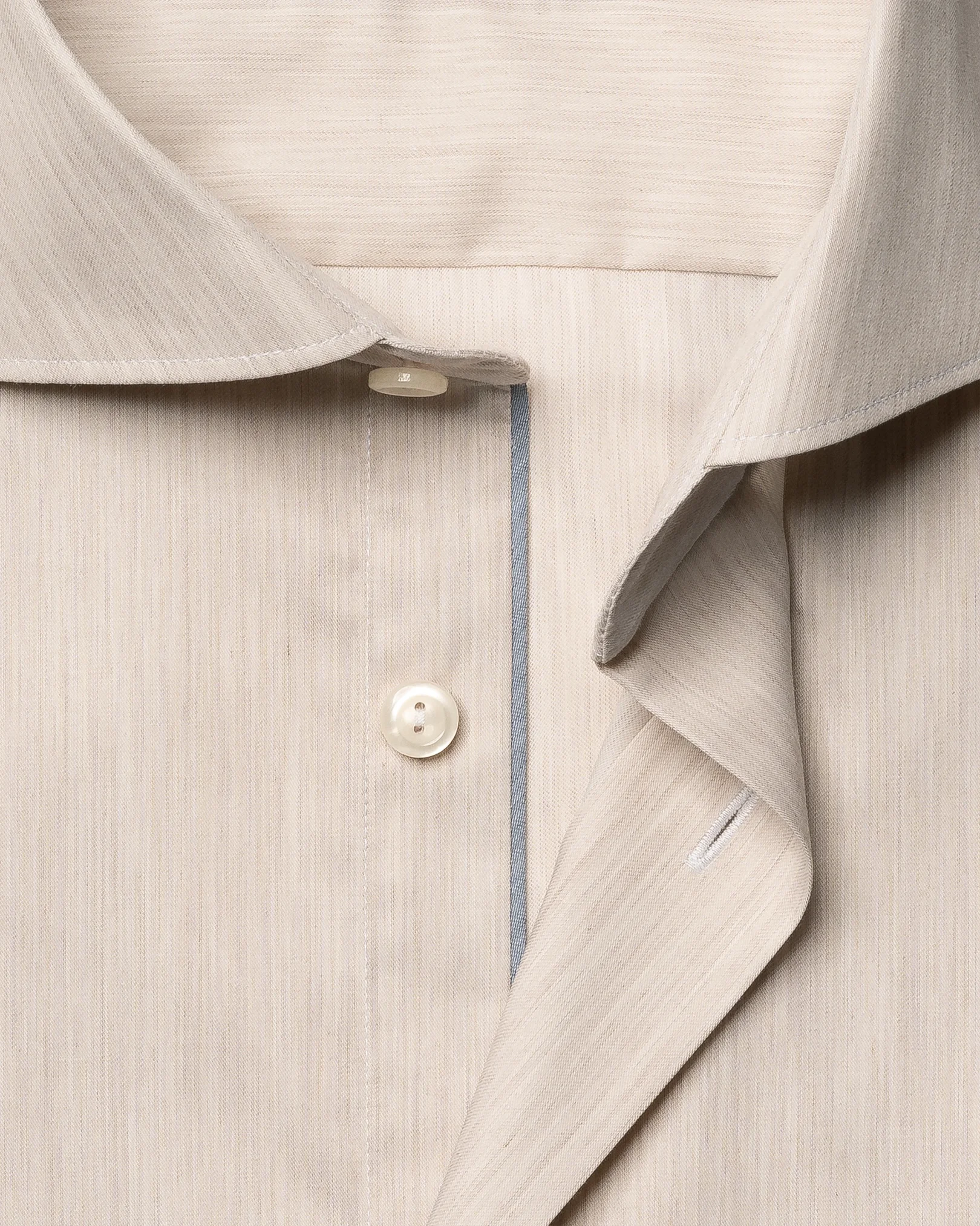 Eton - beige melange fine twill shirt