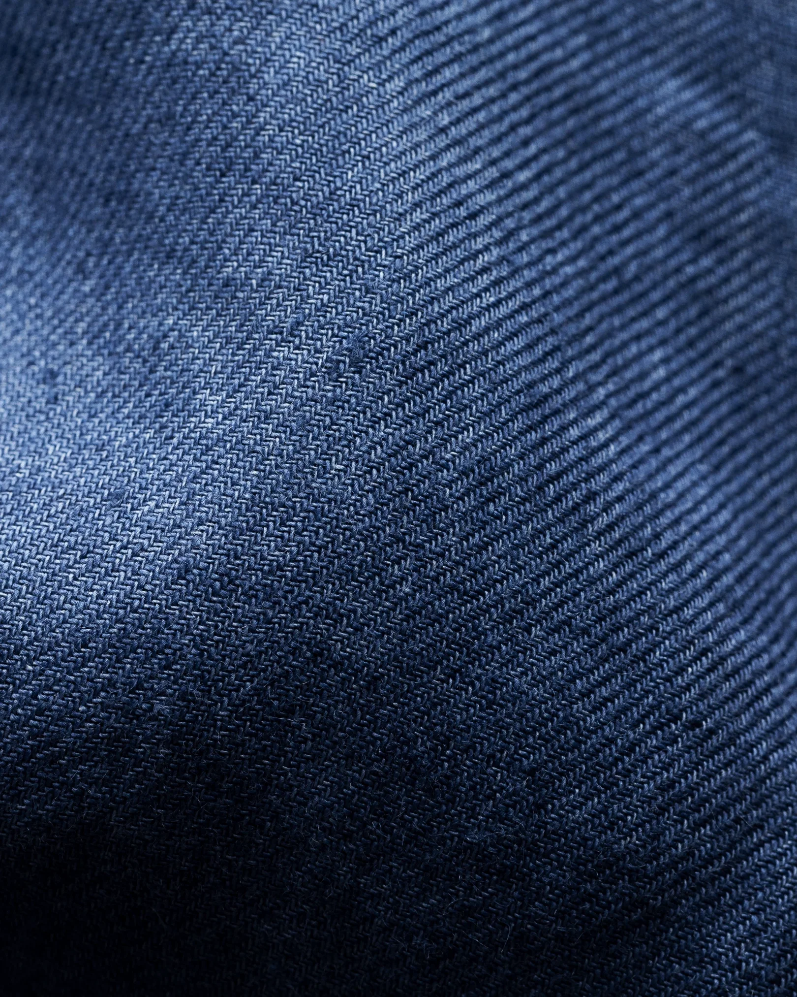 Eton - blue linen overshirt