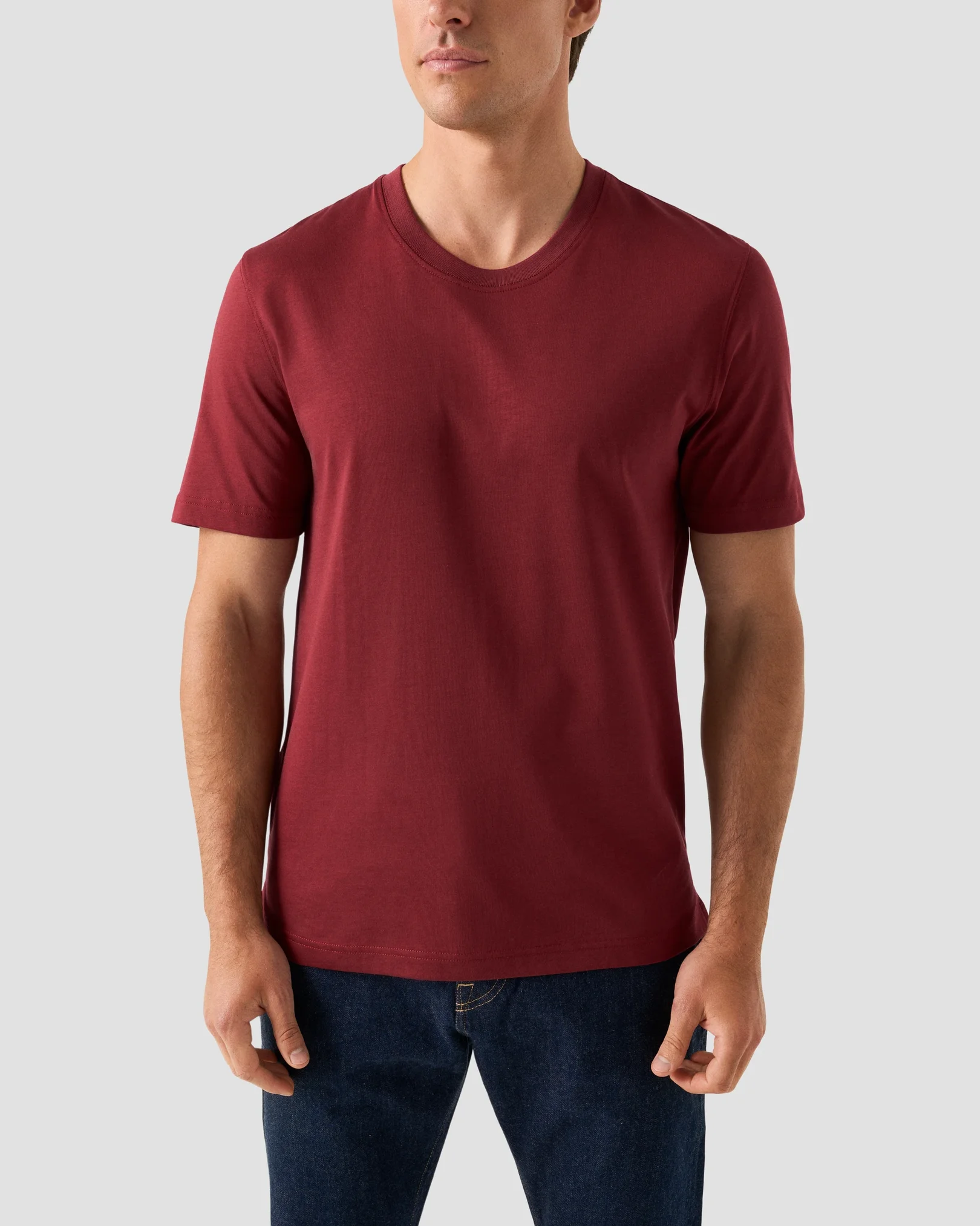 Eton - T-shirt en jersey simple de coton