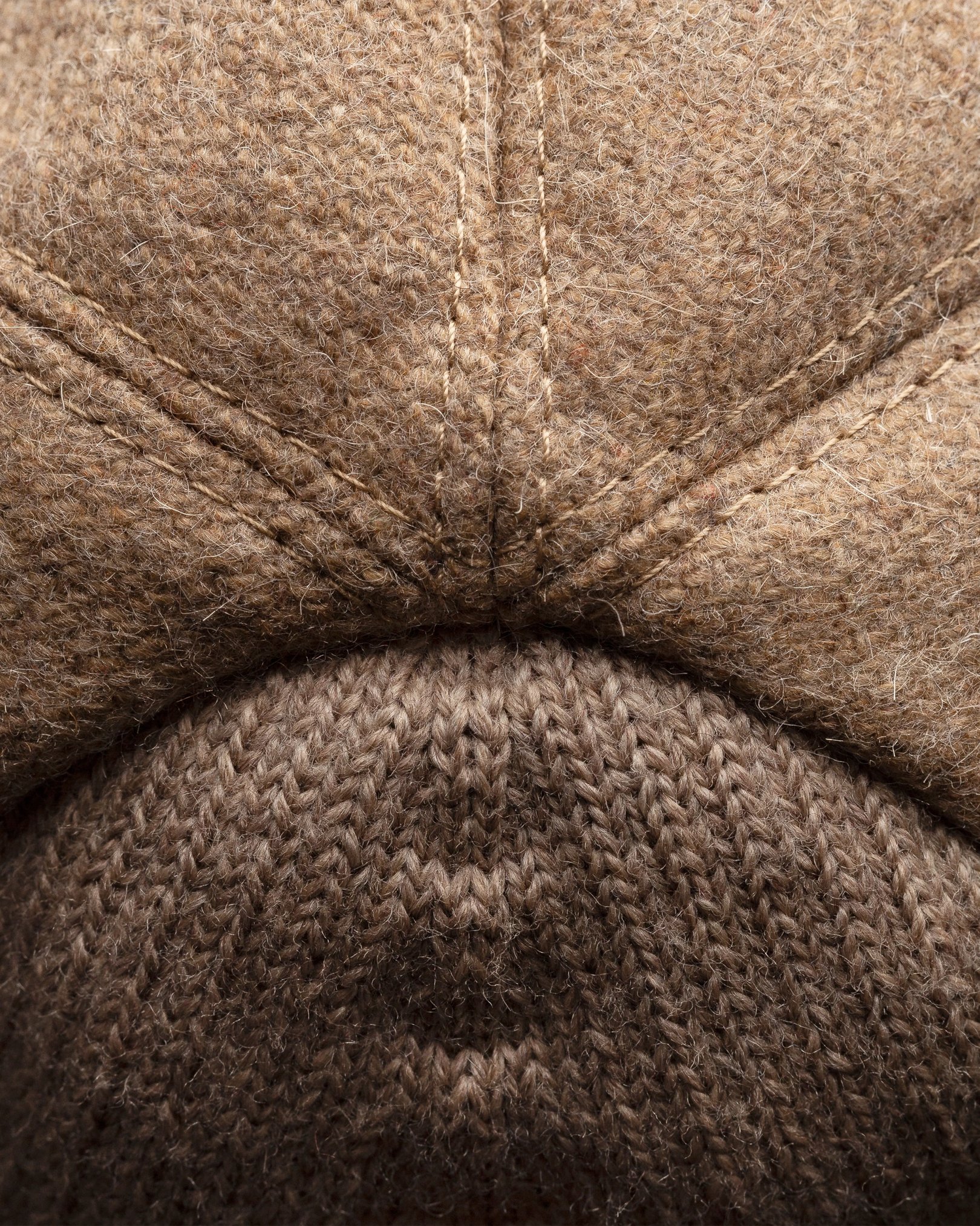 Eton - beige flannel logo baseball cap