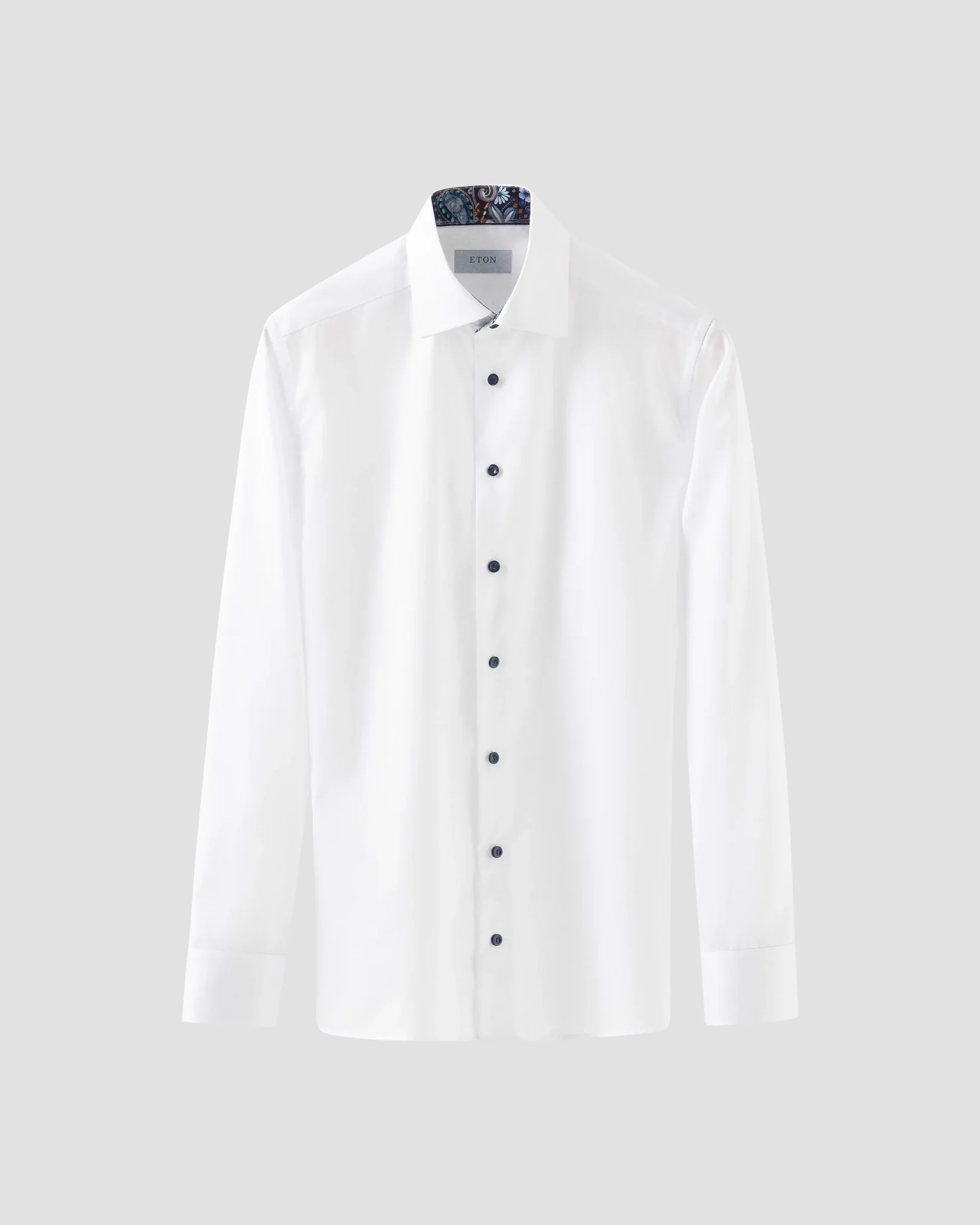 Eton - detailed signature twill shirt