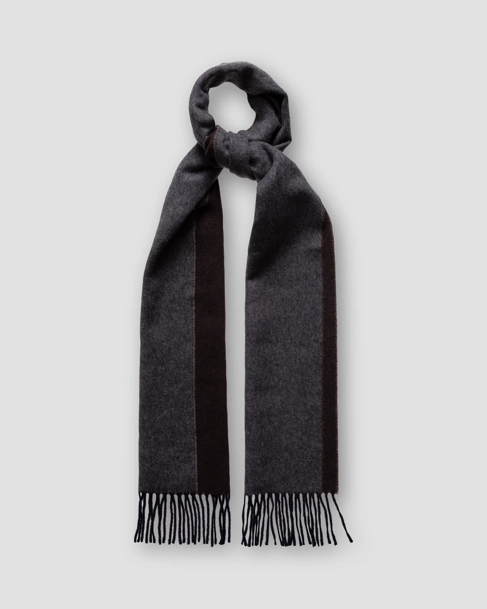 Eton - dark grey wool scarf