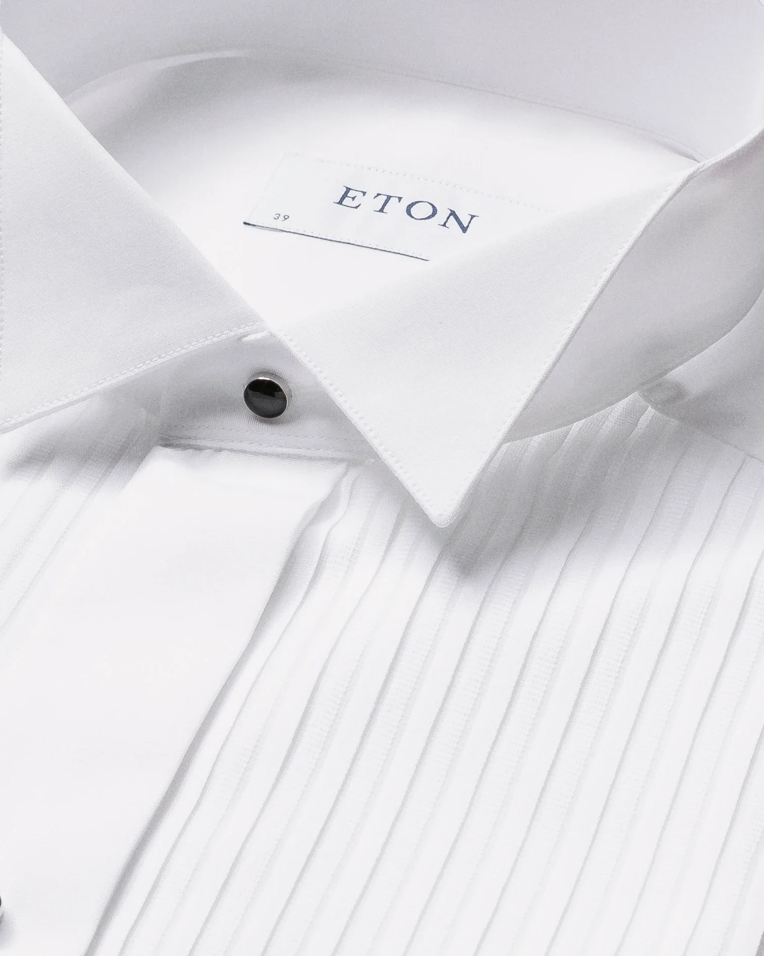 Eton - plisse wing collar shirt