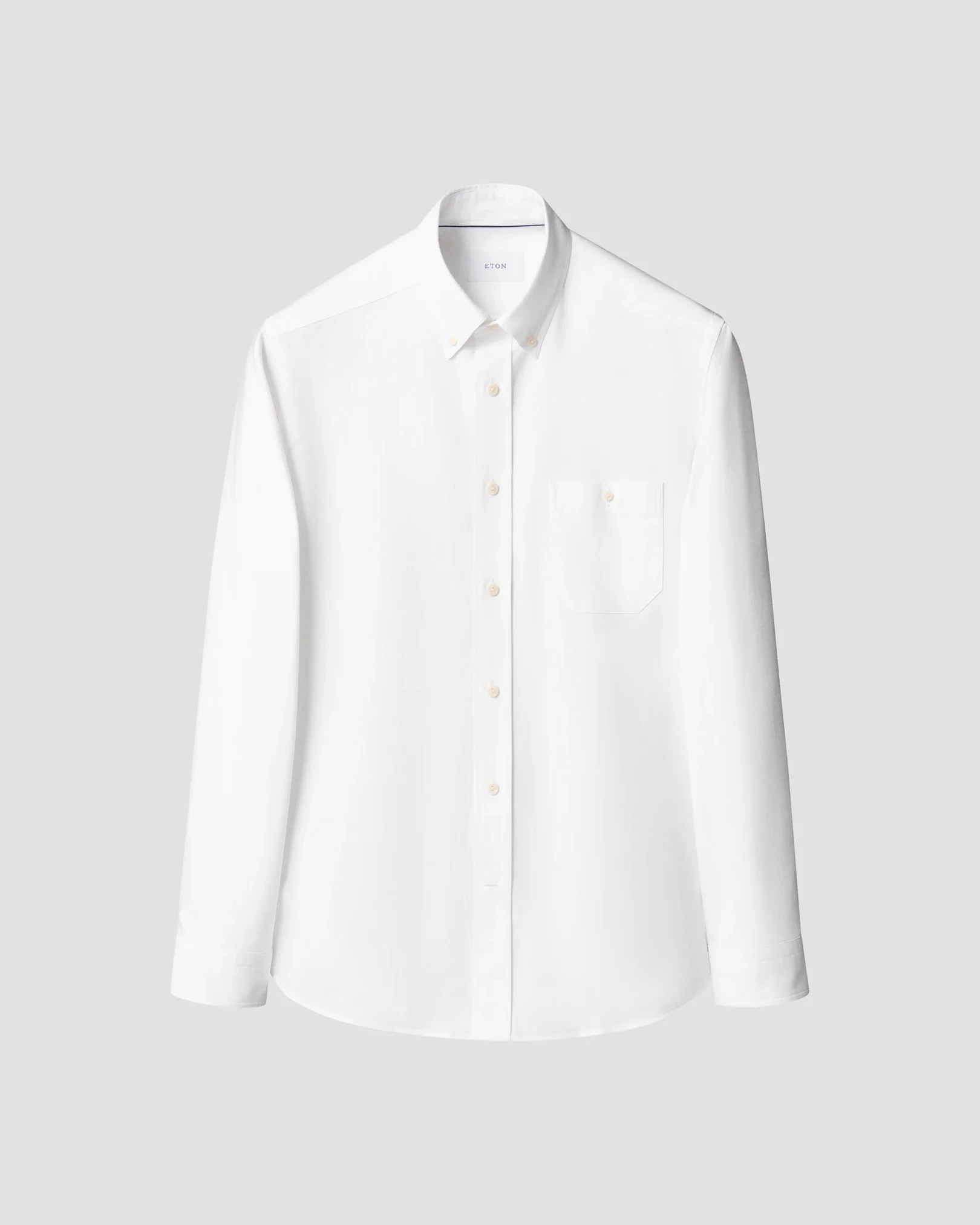 Eton - white solid oxford shirt