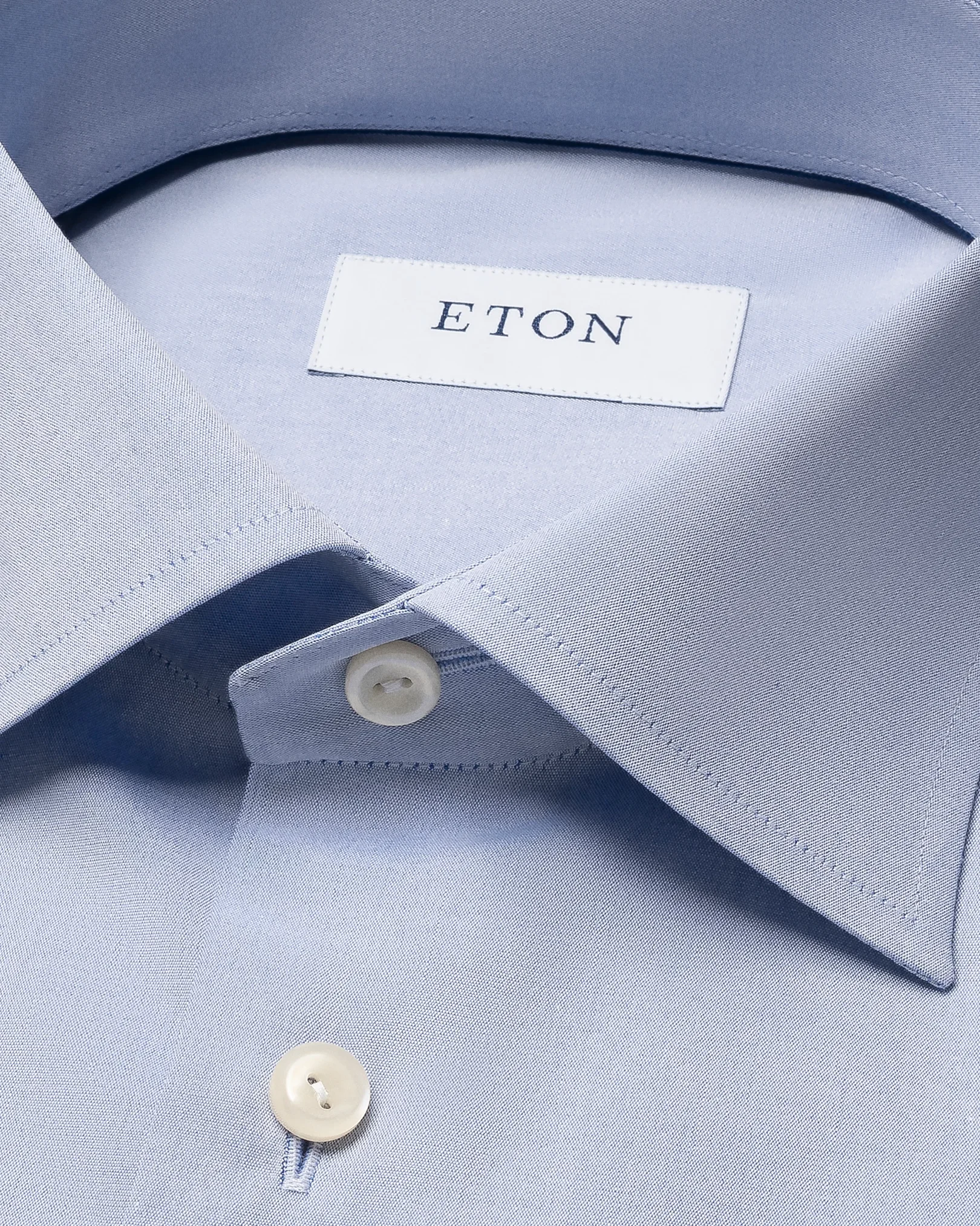 Light blue Solid Signature Poplin Shirt