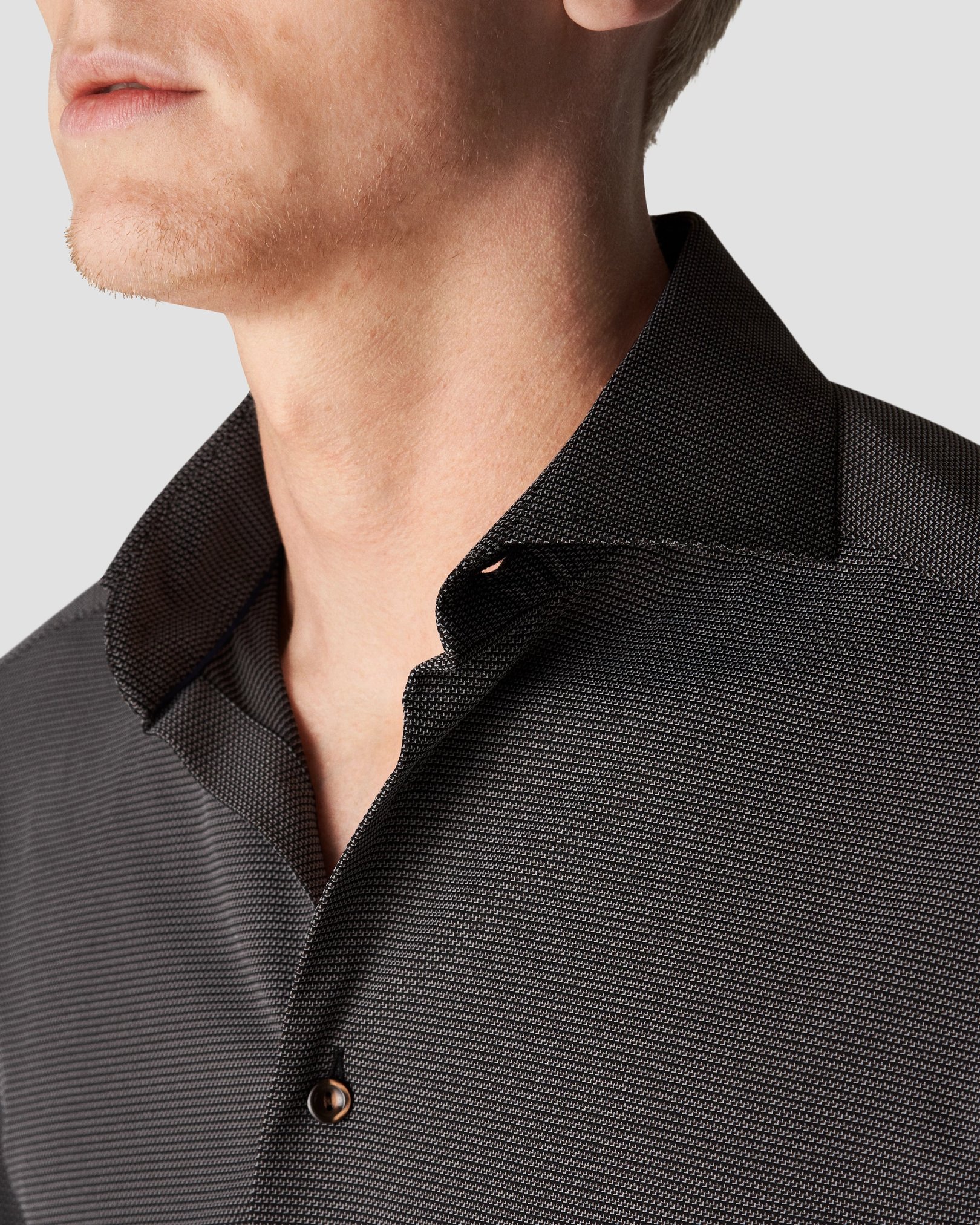 Eton - brown four way stretch