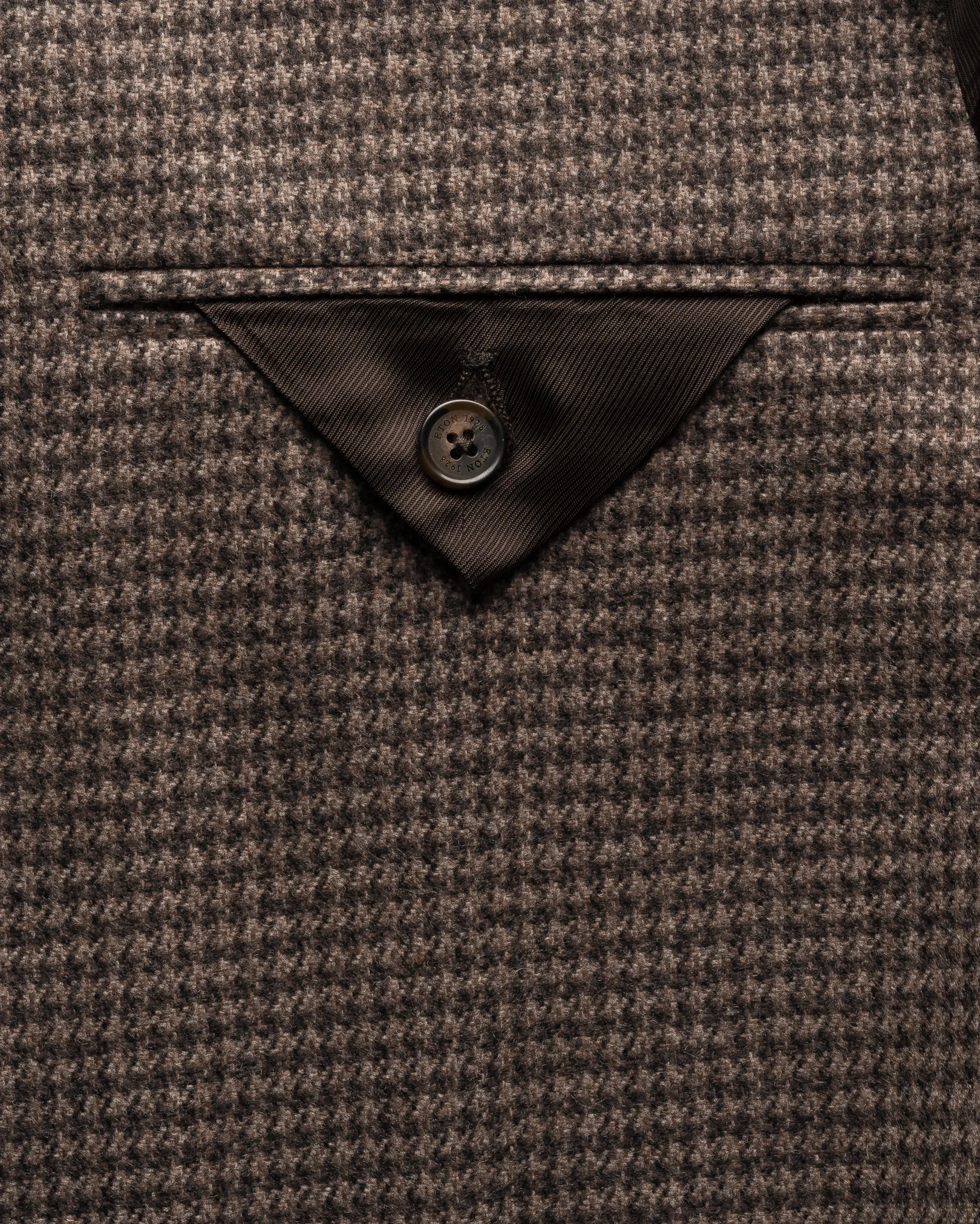 Eton - brown wool cashmere structure soft jacket