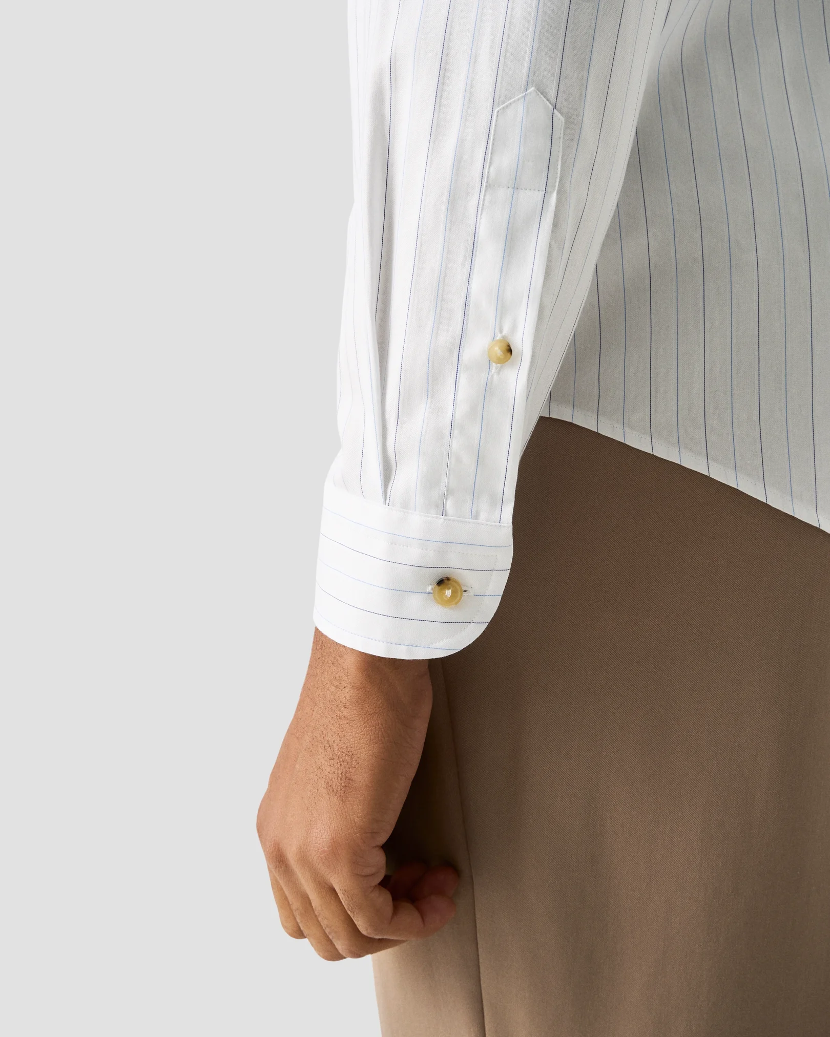 Eton - pin striped signature oxford shirt