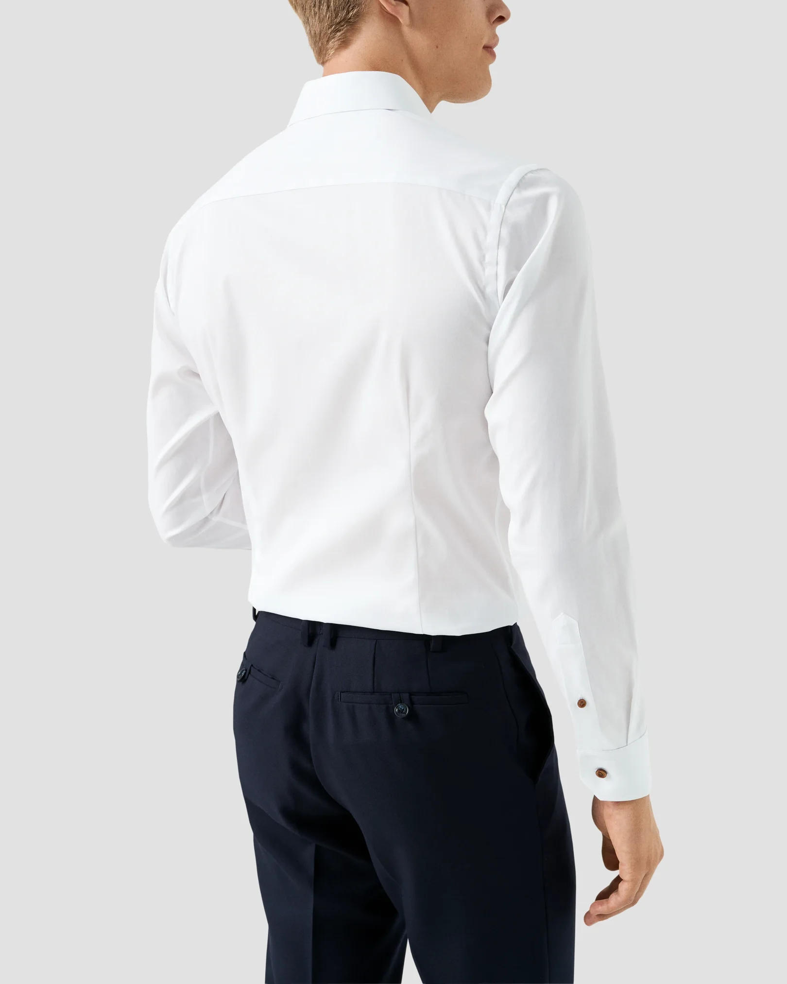 Eton - floral effect signature twill shirt