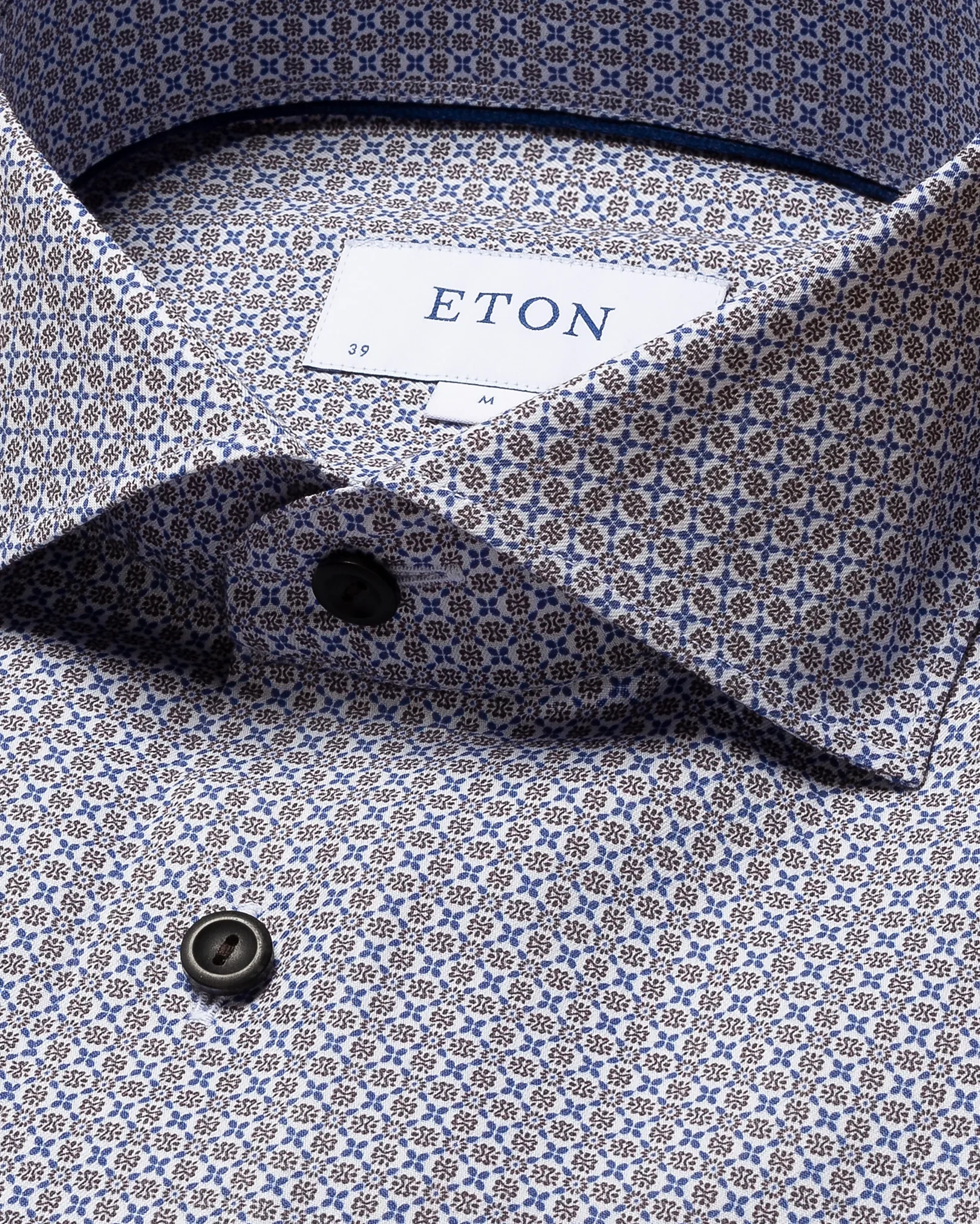 Eton - navy blue signature twill tencel