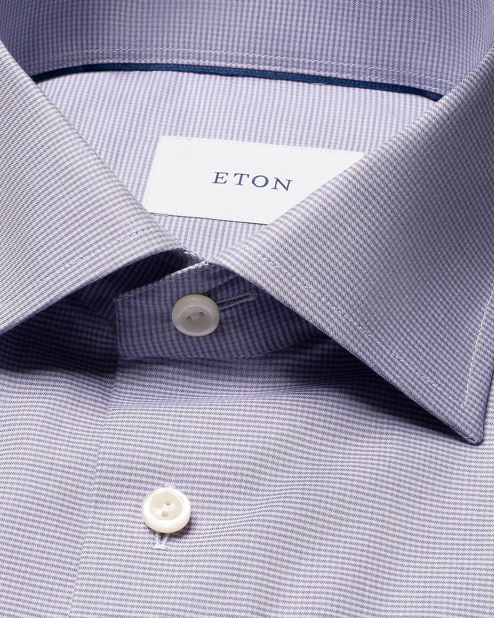 Eton - 256 micro check twill shirt