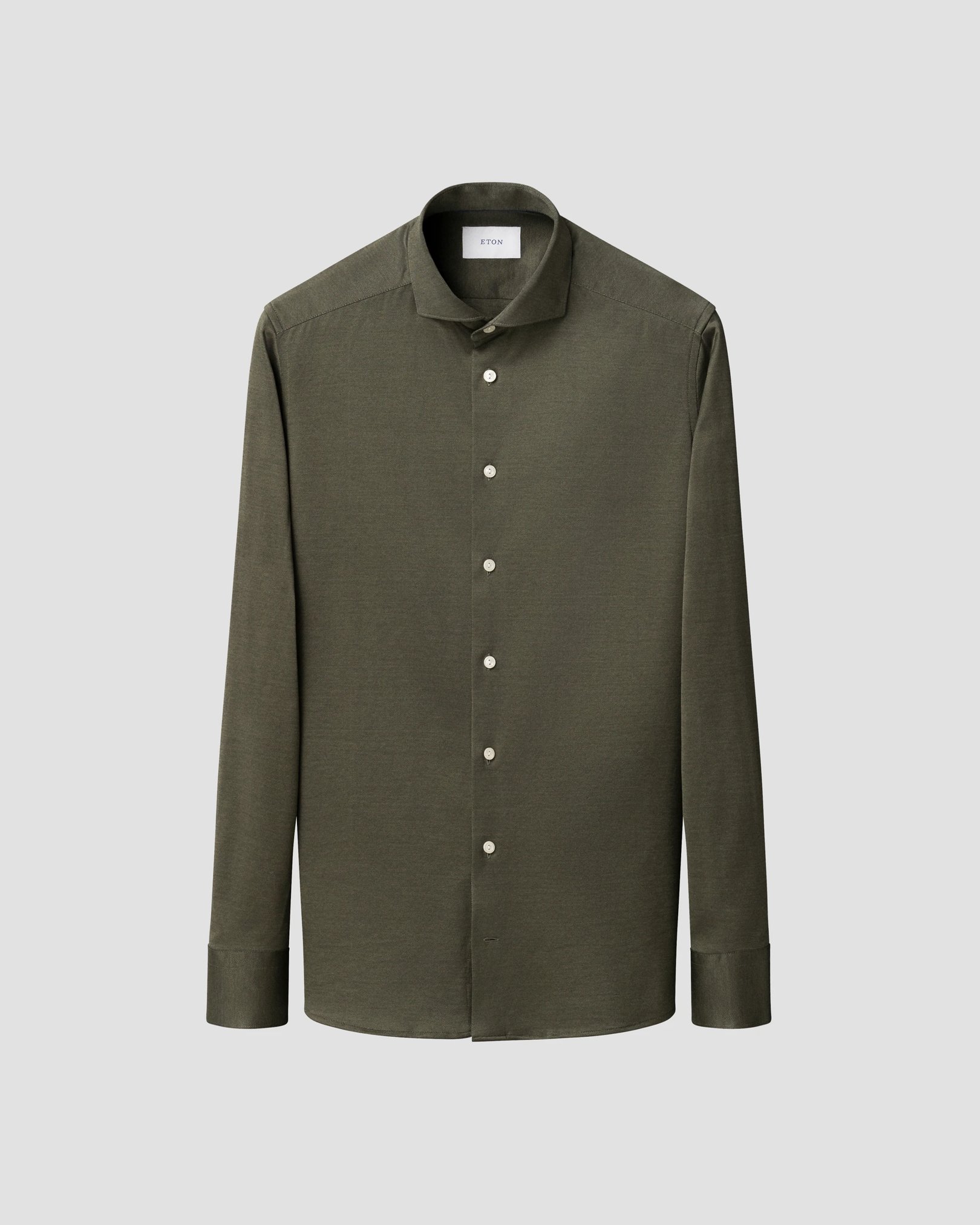 Eton - Filo di Scozia Jacquard Knit Shirt