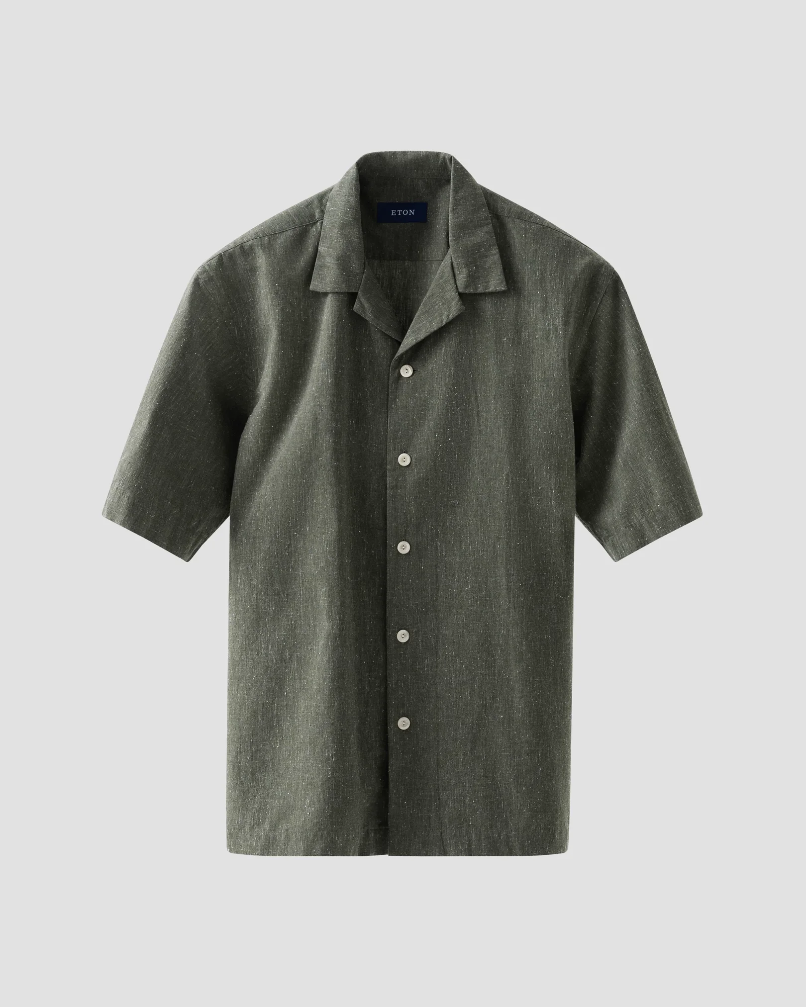 Dark green Recycled Cotton Resort Shirt