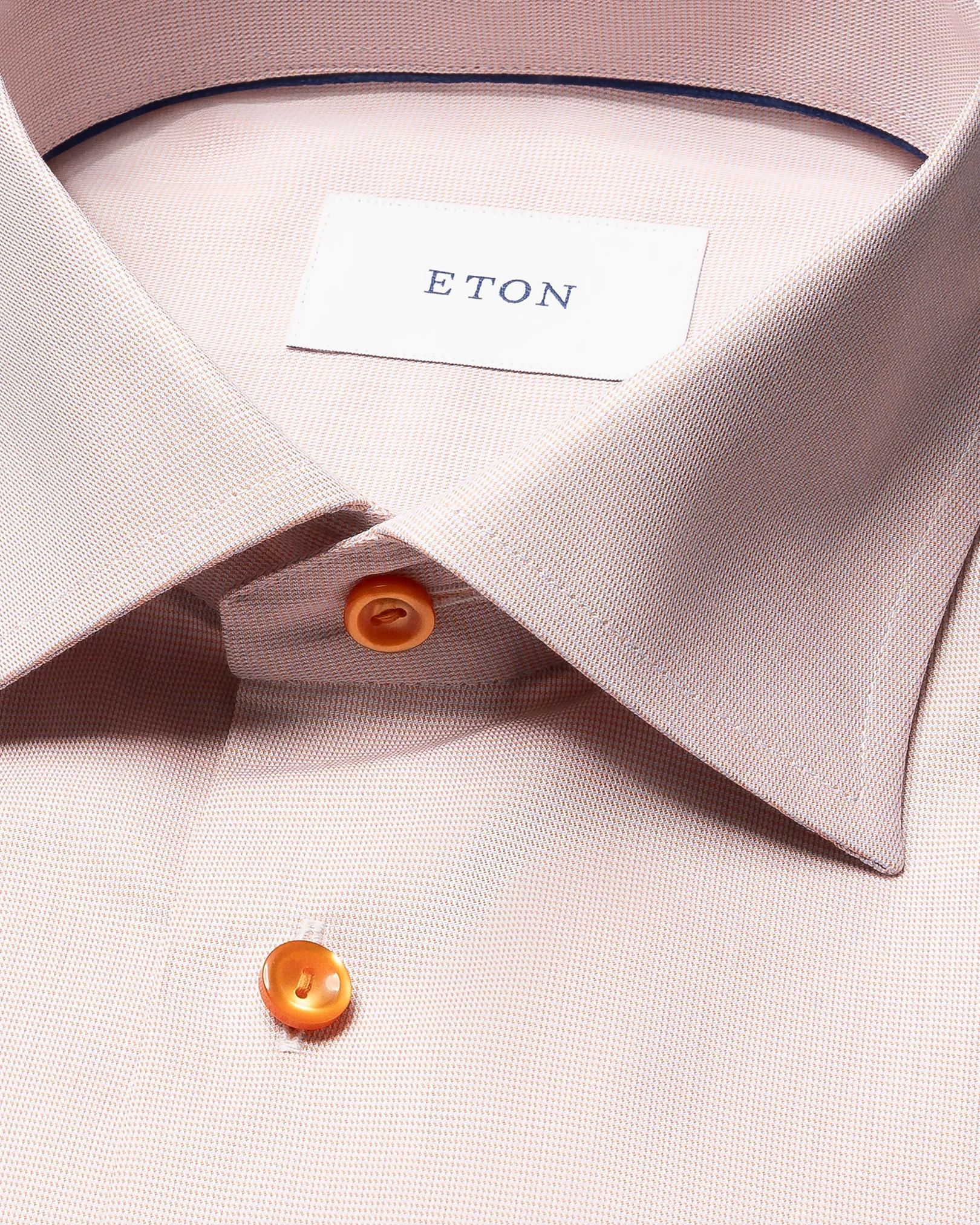 Eton - yellow semi solid signature twill shirt
