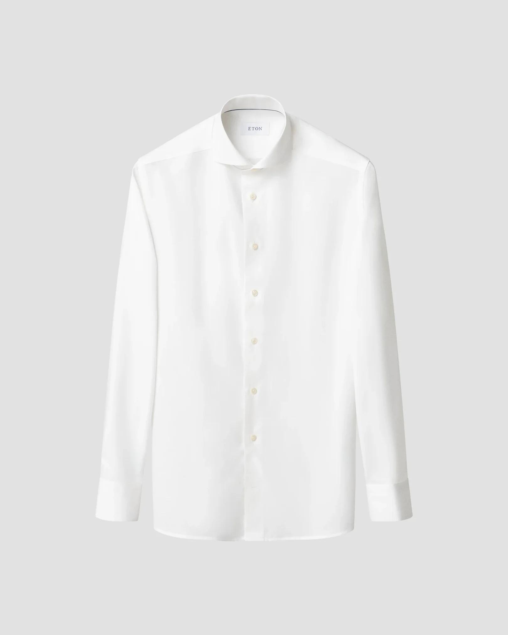 Eton - solid signature oxford shirt extreme cut away