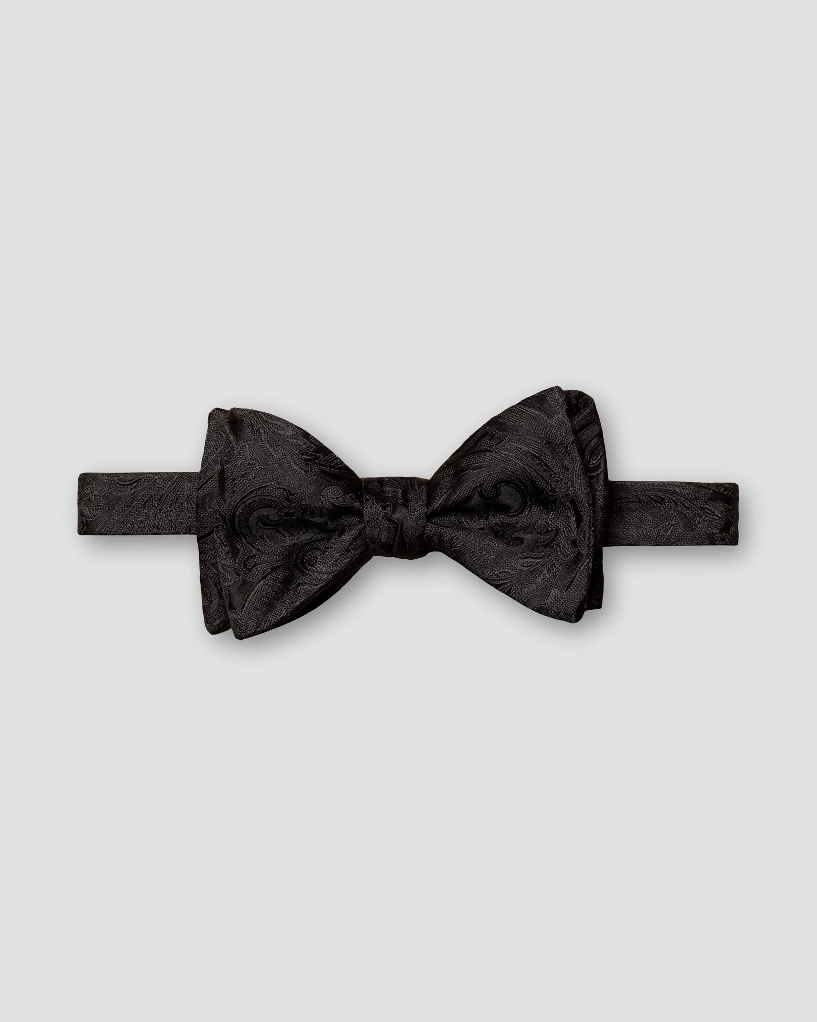 Eton - black self tied bow tie