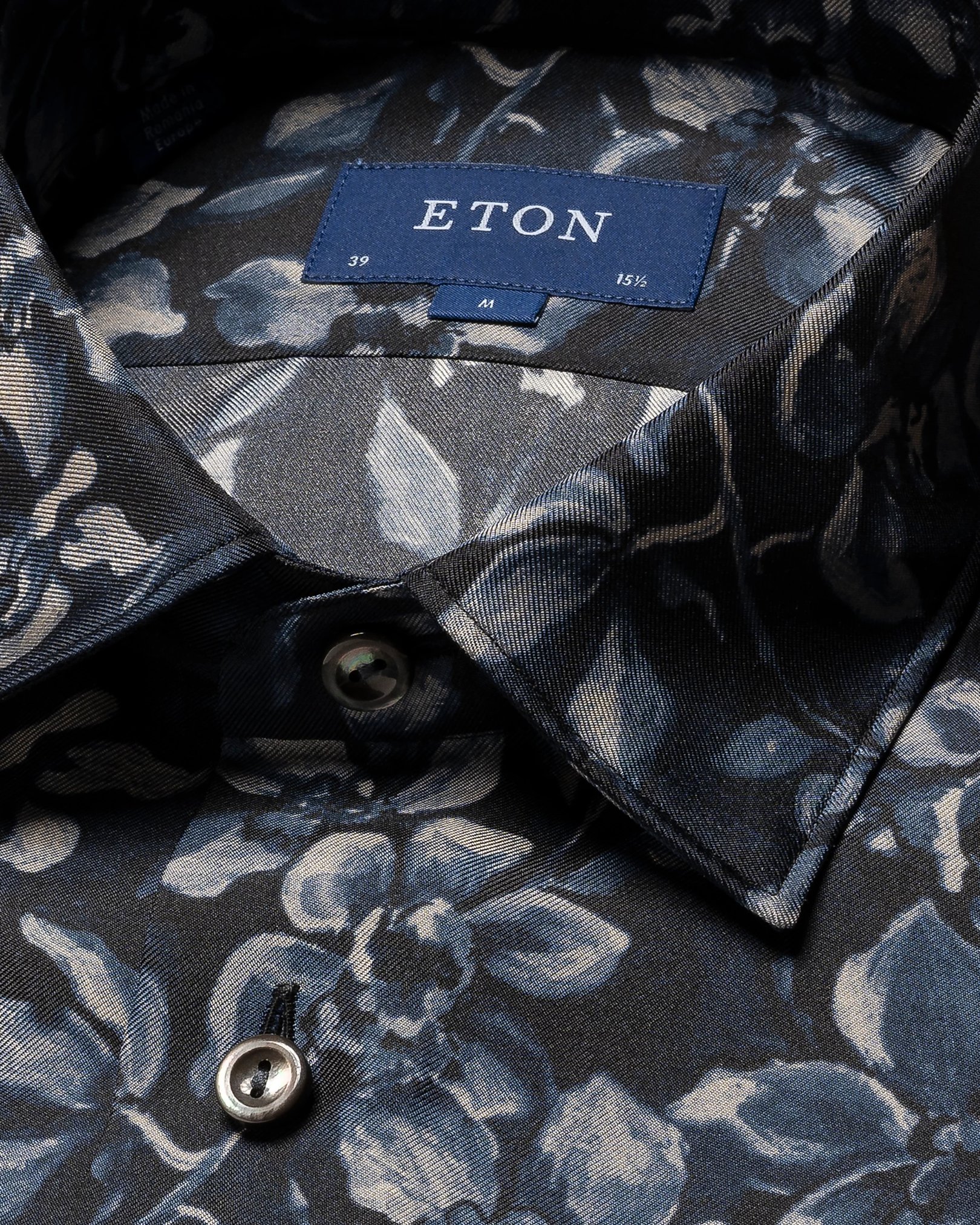 Eton - dark grey silk