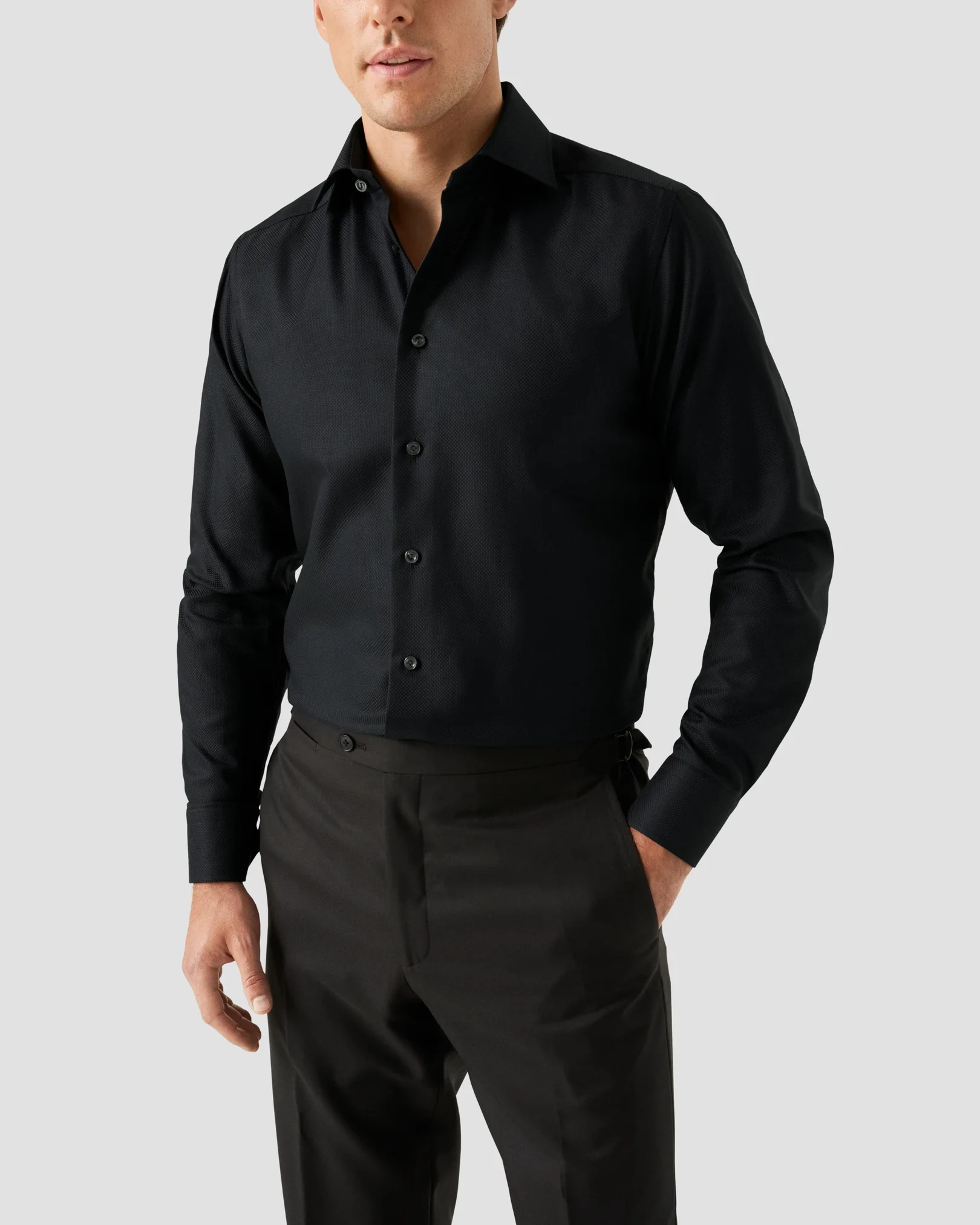 Eton - Chemise Oxford King Unie