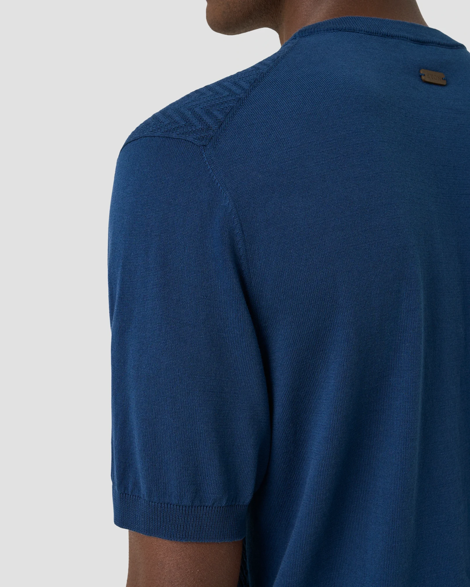 Eton - crew neck knit t shirt