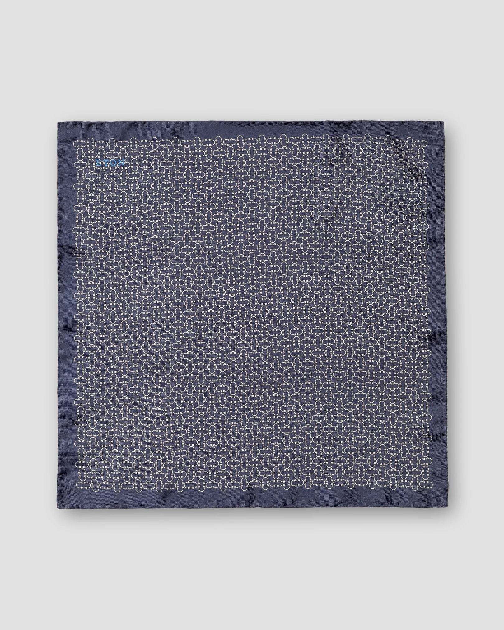 Eton - navy blue printed pqs