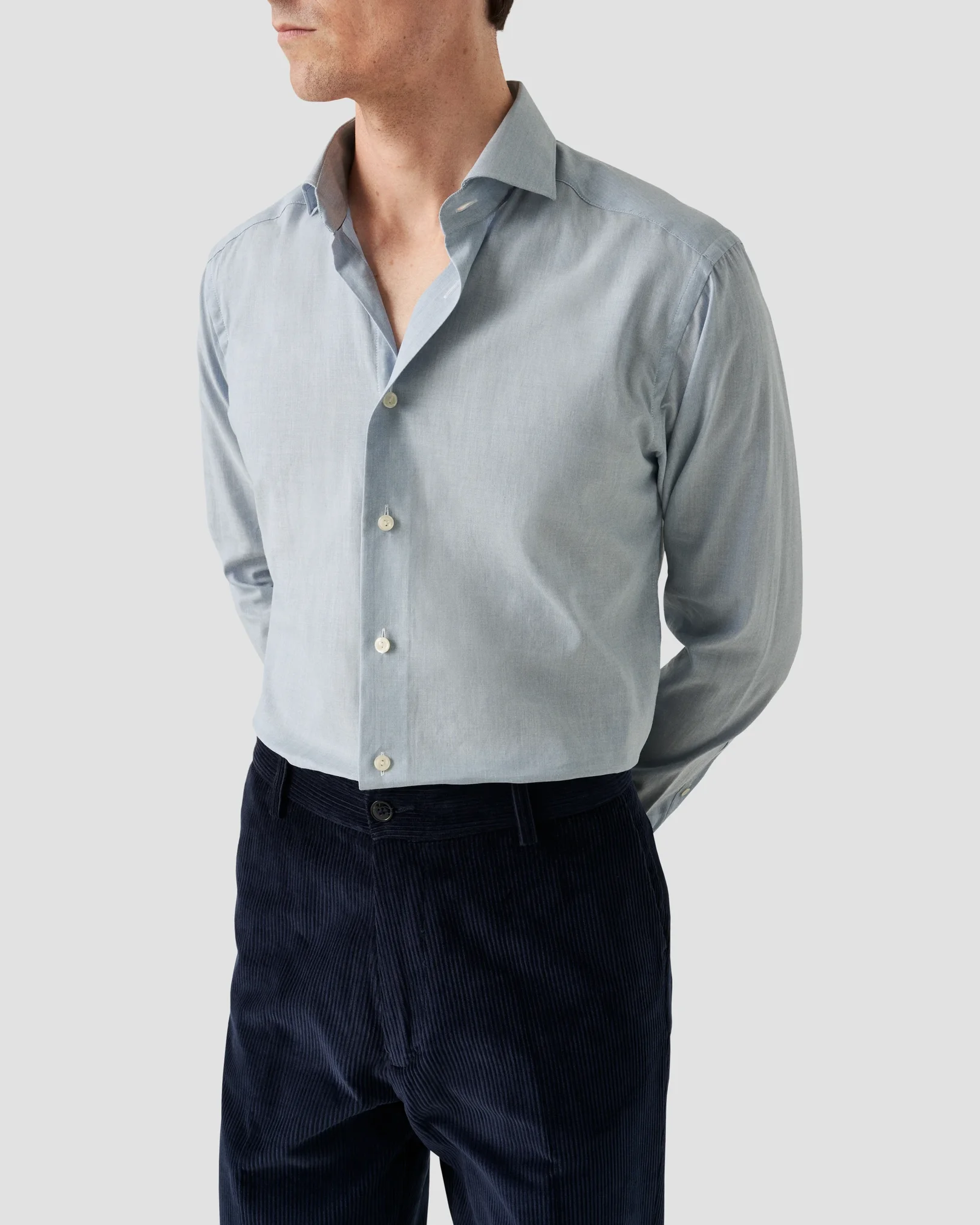 Eton - light blue flanell