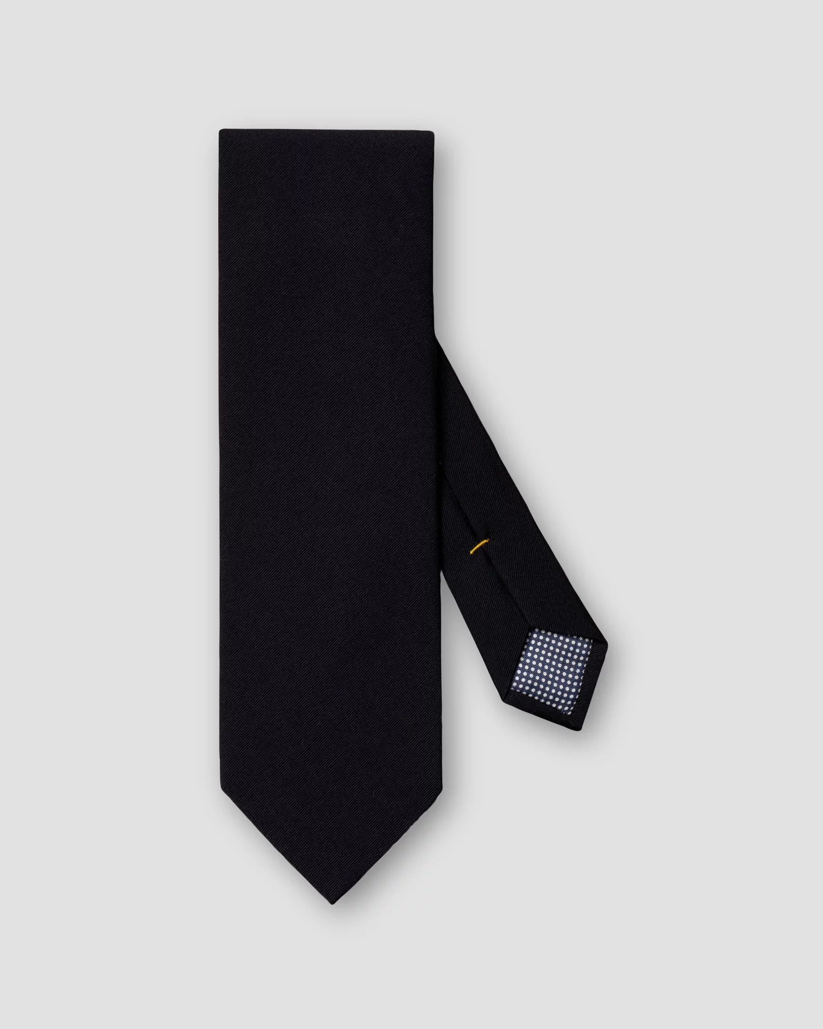 Navyblaue Woll-Baumwoll-Krawatte