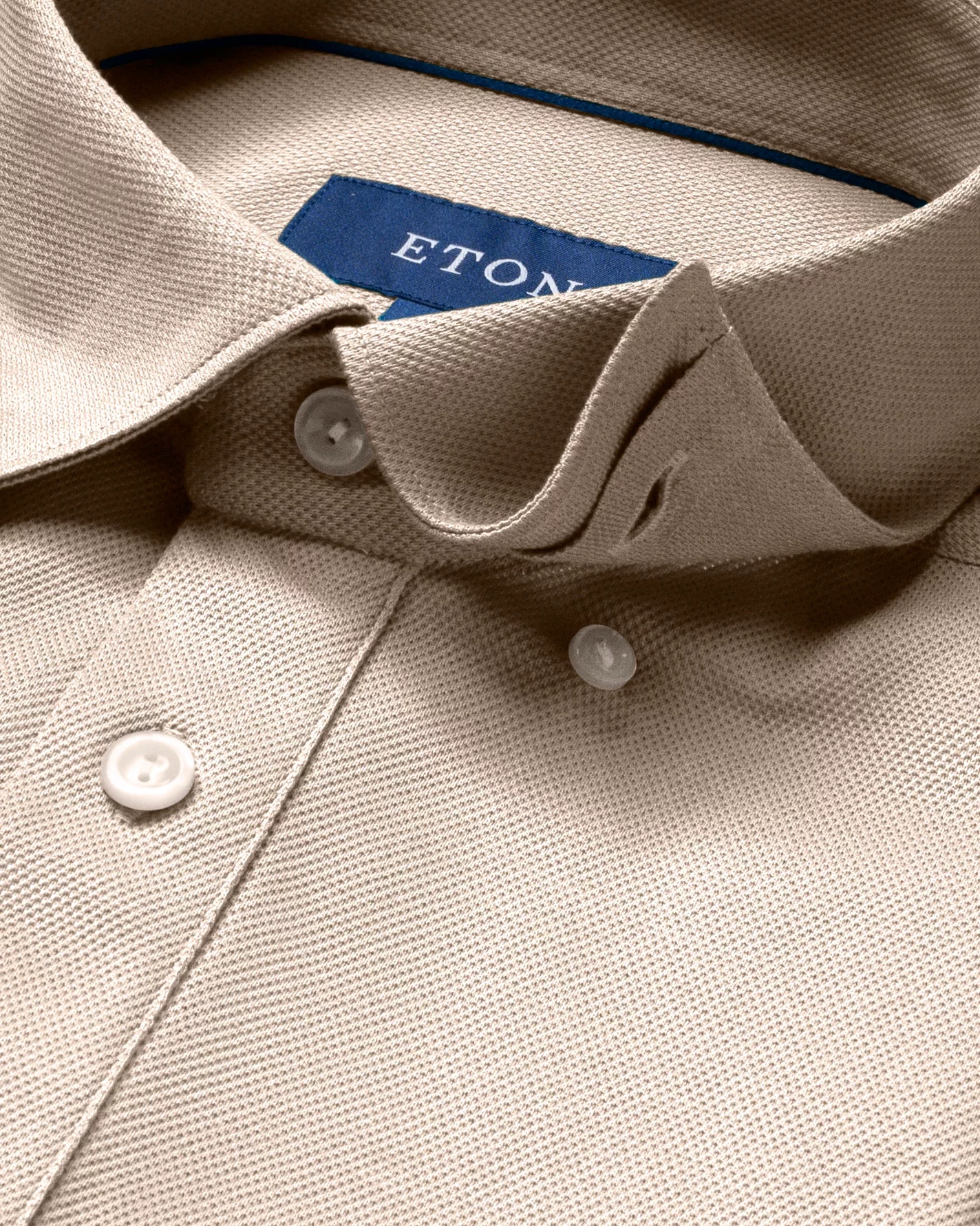 Eton - brown polo shirt short sleeved