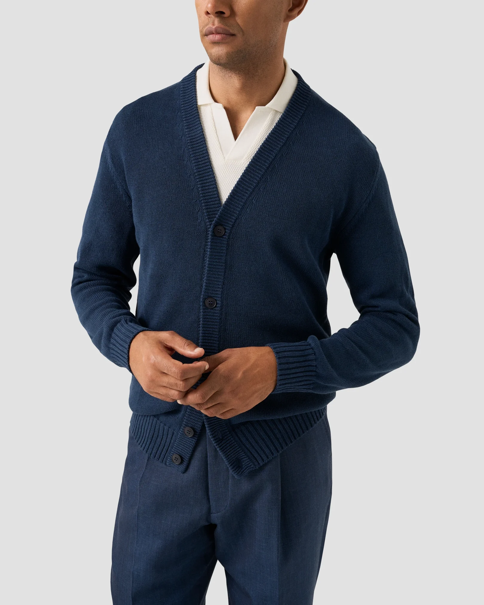 Eton - cotton linen cardigan