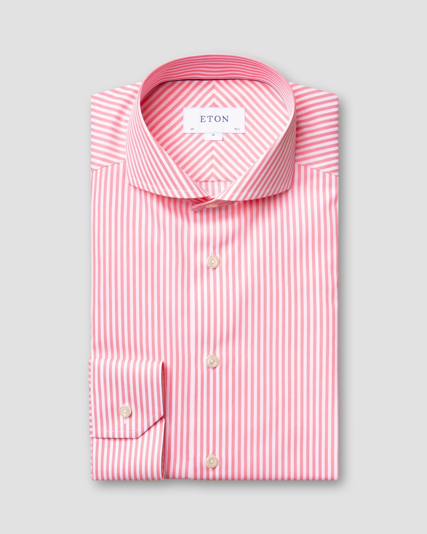 Eton - pink superfine satin shirt