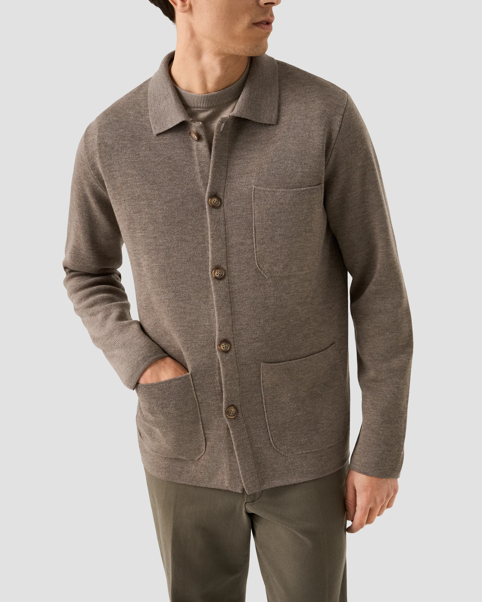 Eton - Milano Knit Shirt Jacket