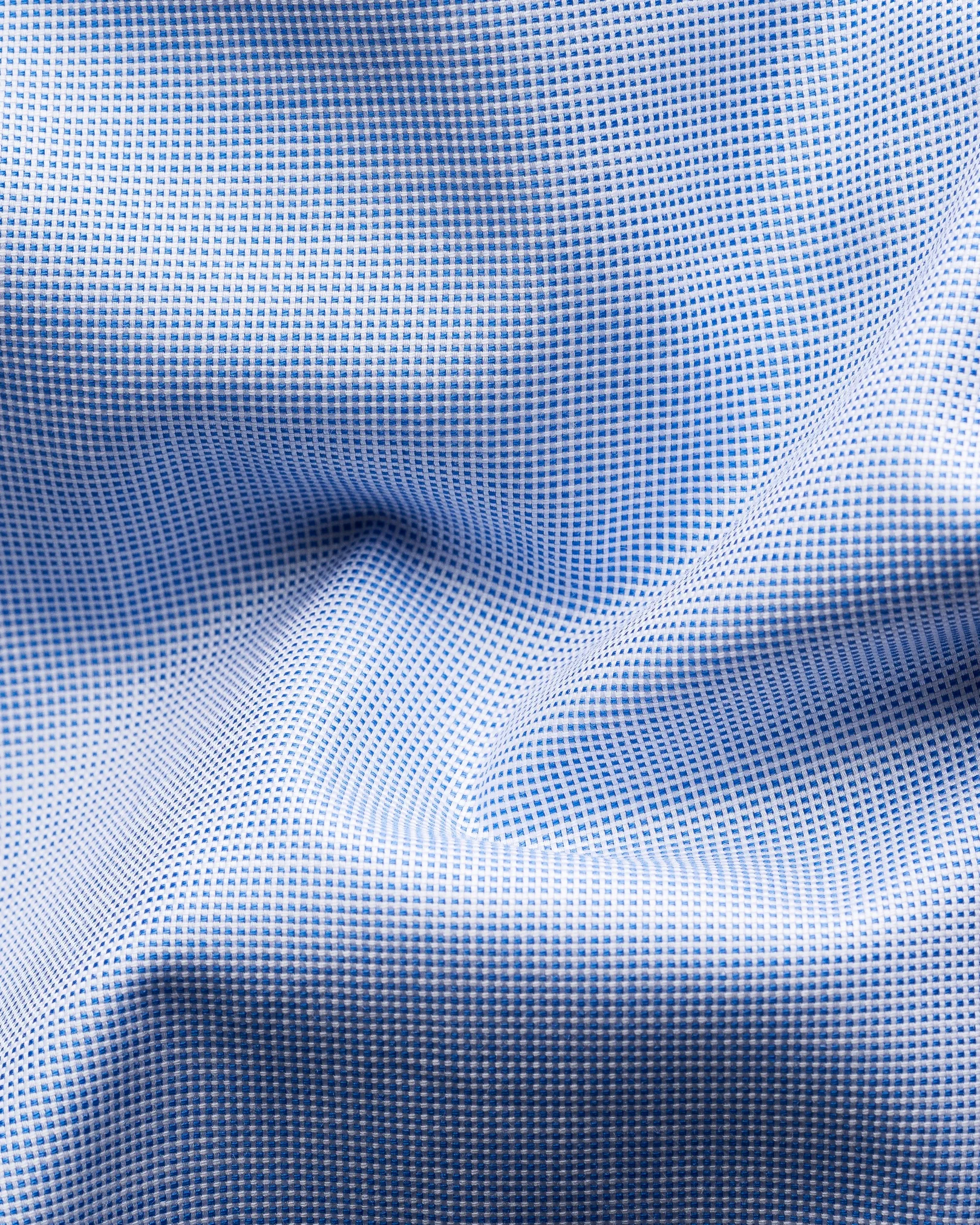 Eton - mid blue solid signature oxford shirt 261