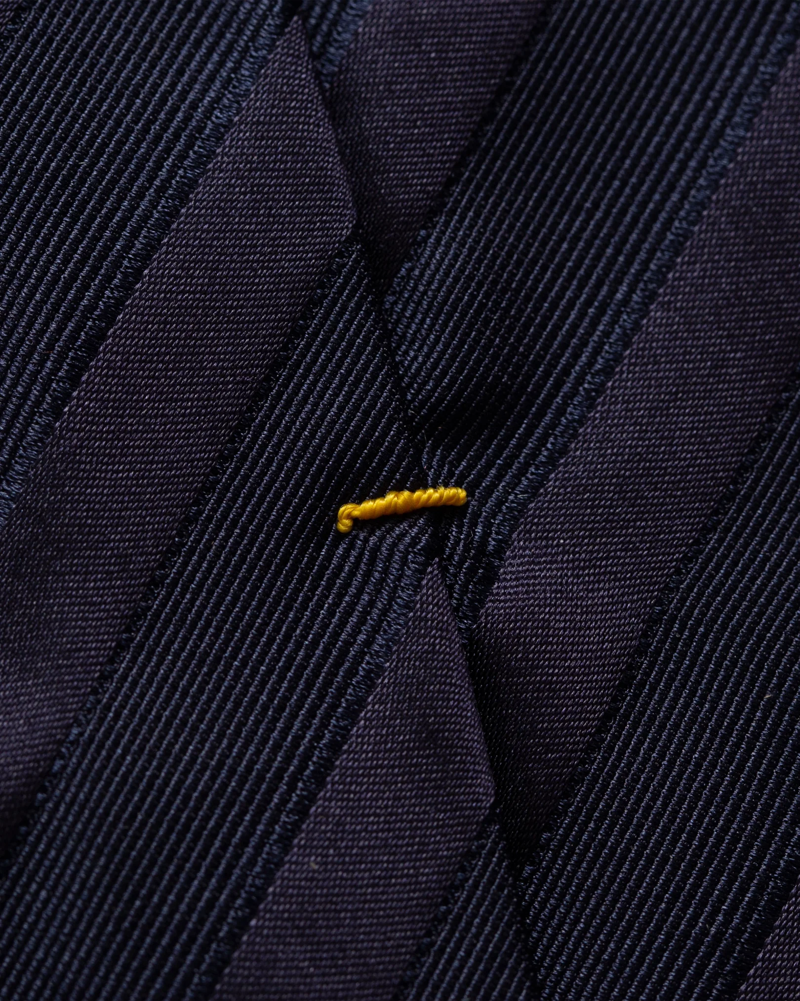 Eton - navy woven stripes tie