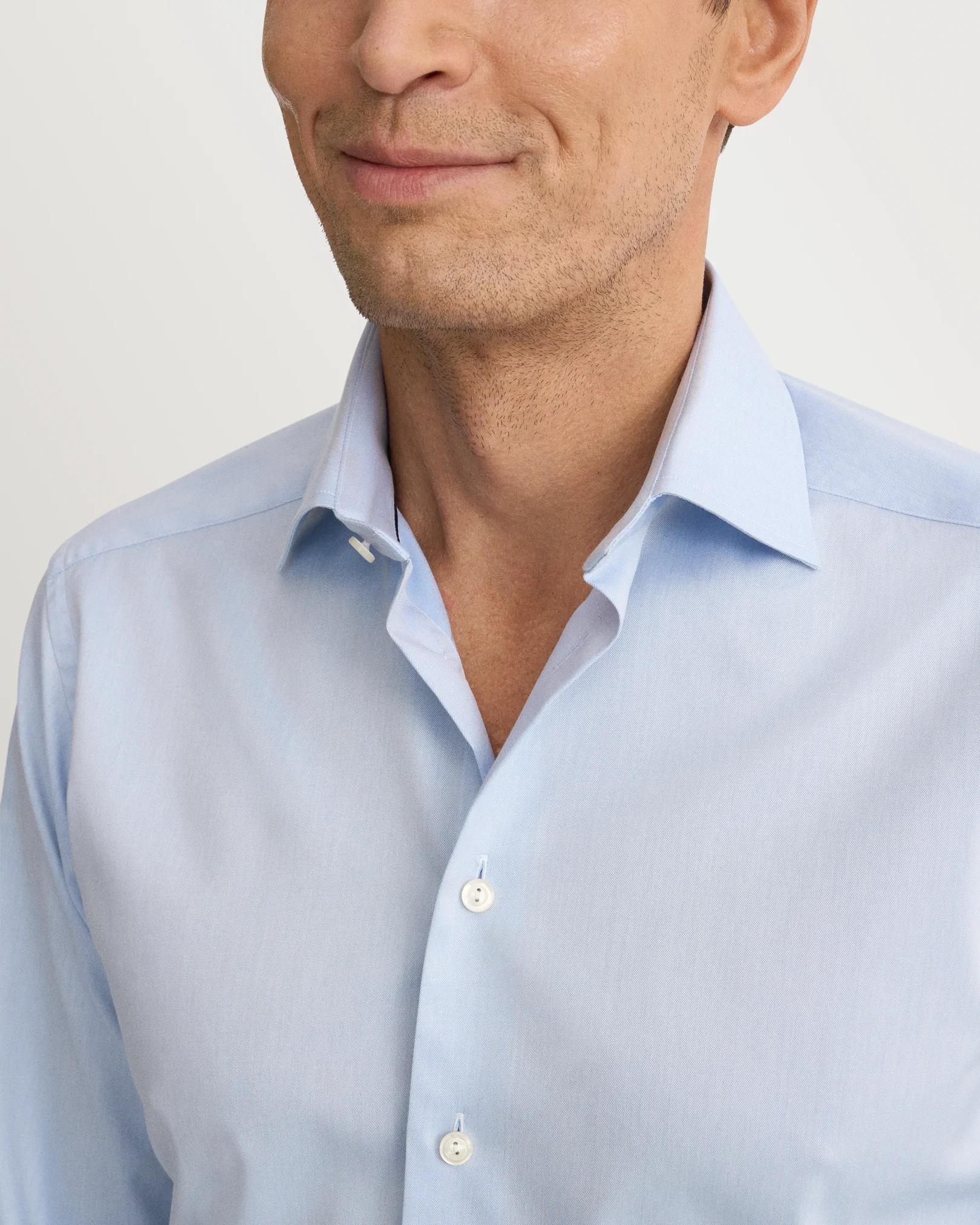 Eton - light blue shirt signature twill