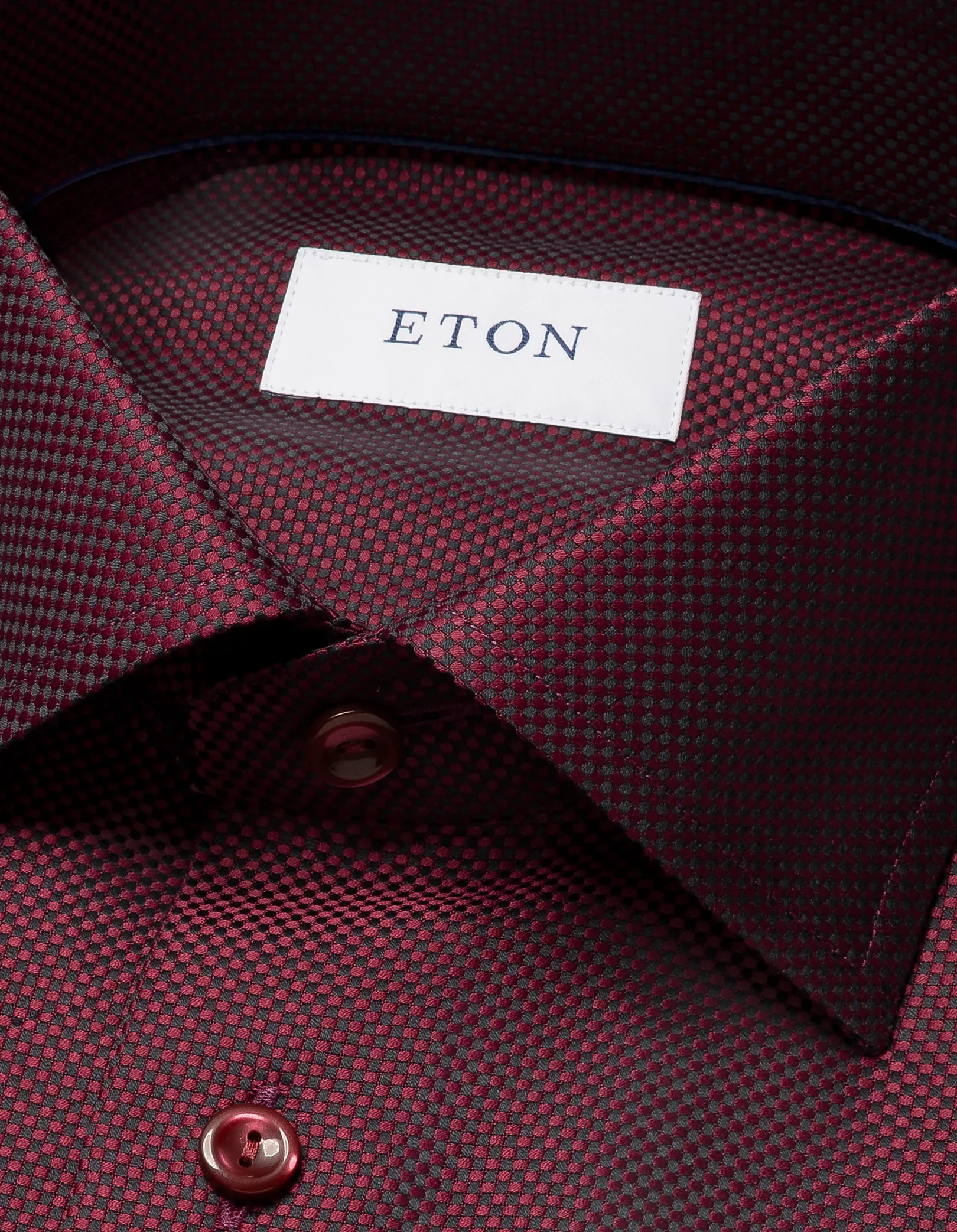 Eton - dark red king twill