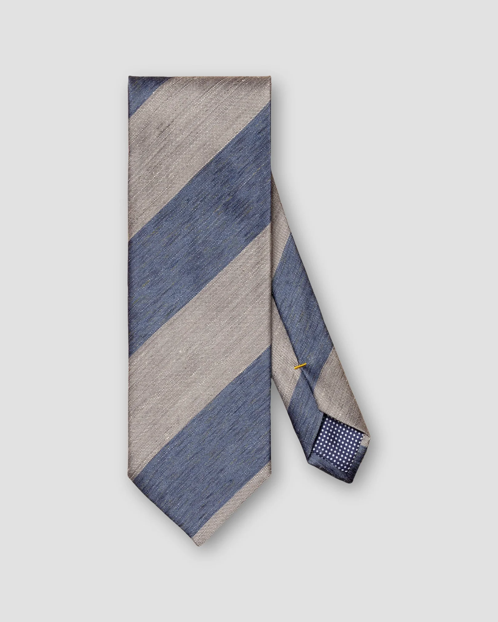 Eton - dark blue bold striped tie