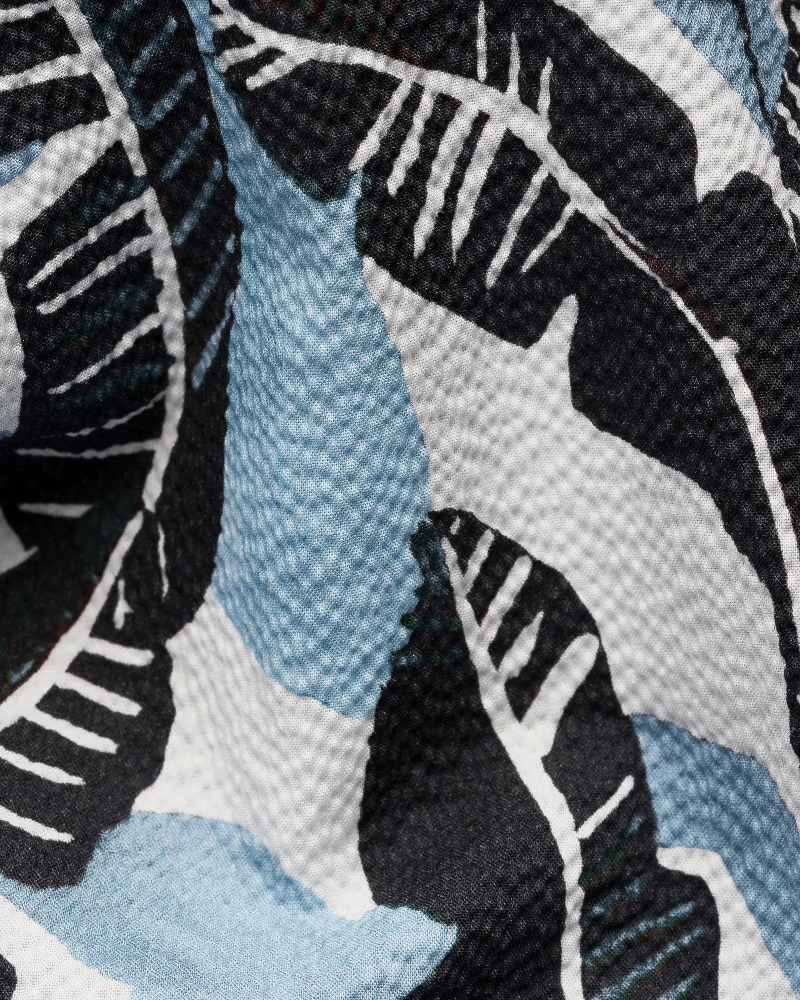 Eton - palm tree resort shirt